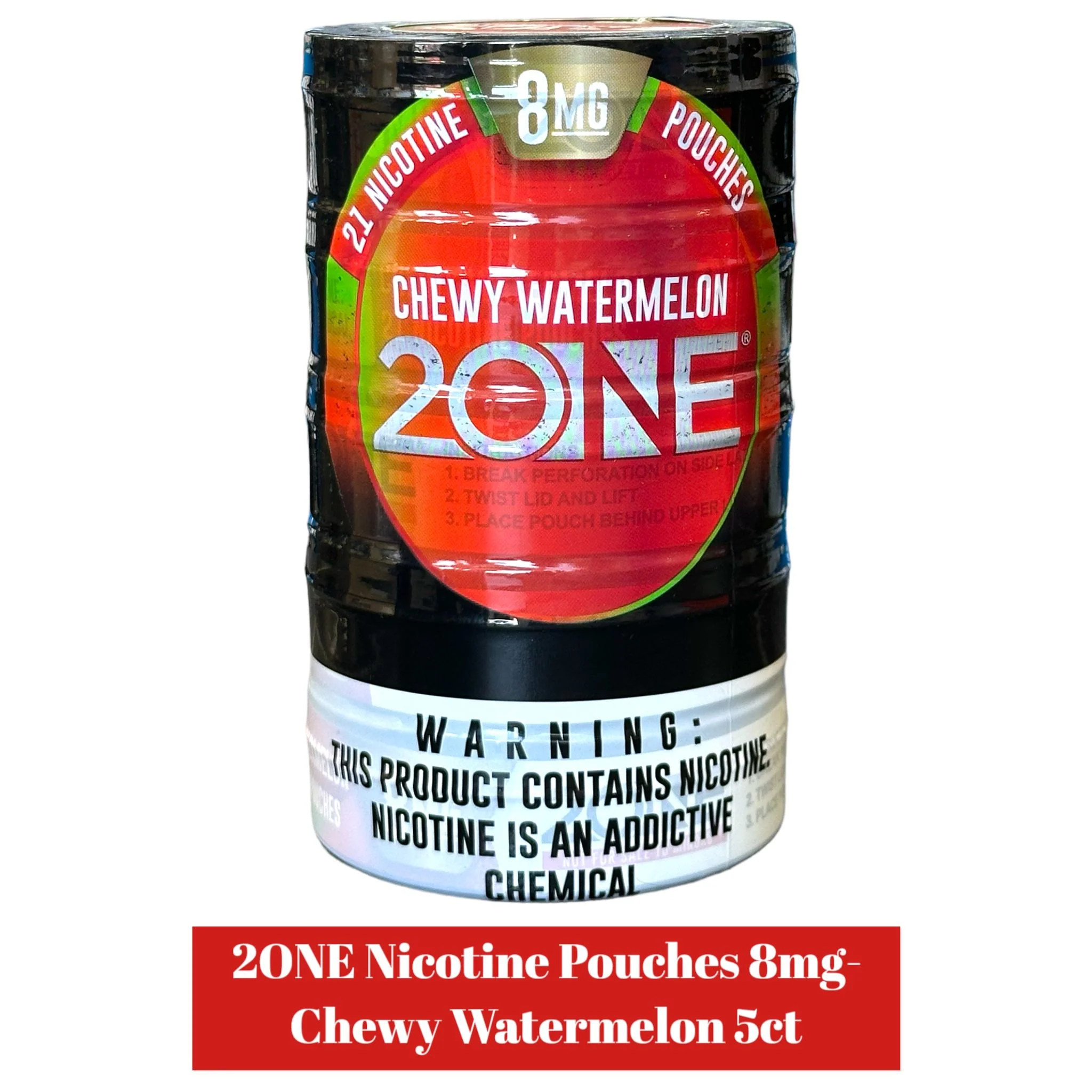 2ONE Nicotine Pouches 8mg -5ct - Image 3