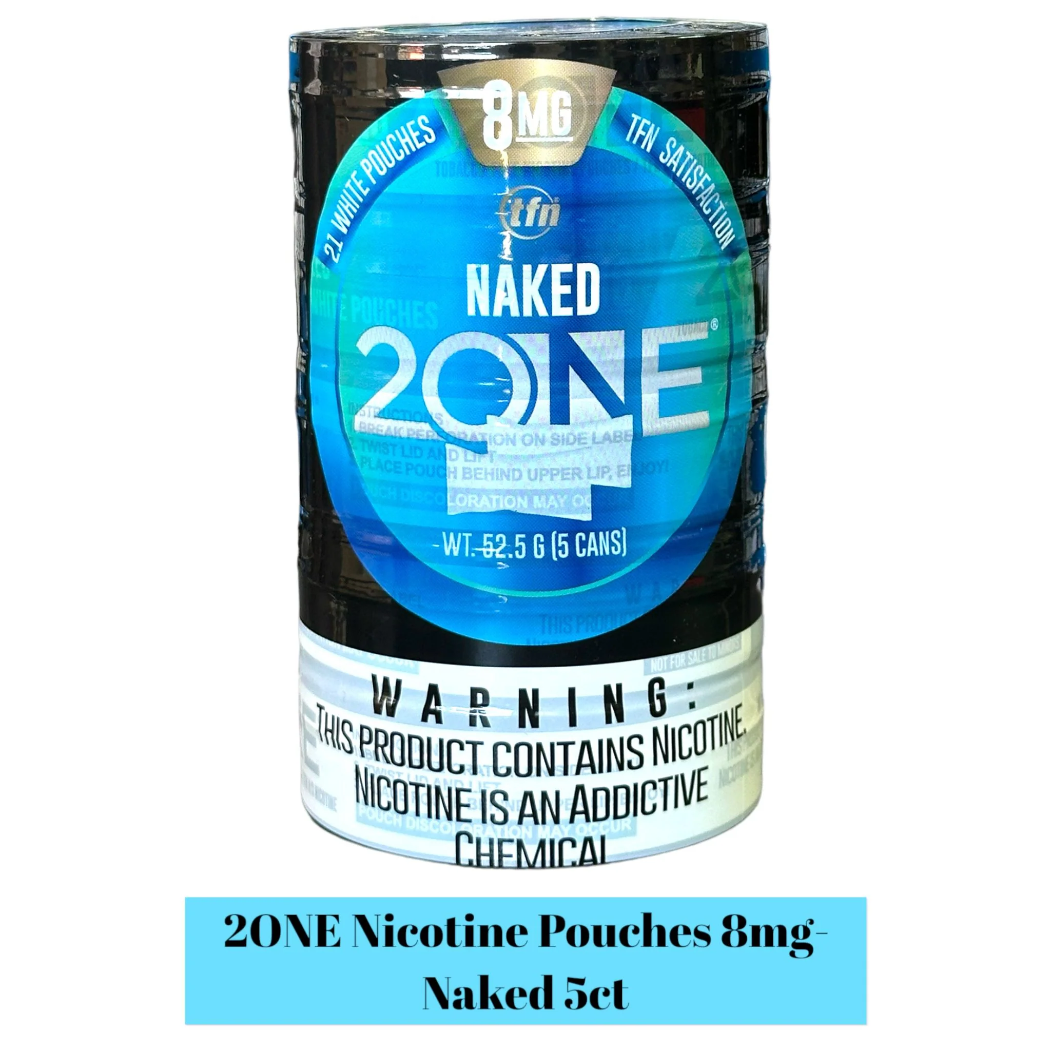 2ONE Nicotine Pouches 8mg -5ct - Image 5