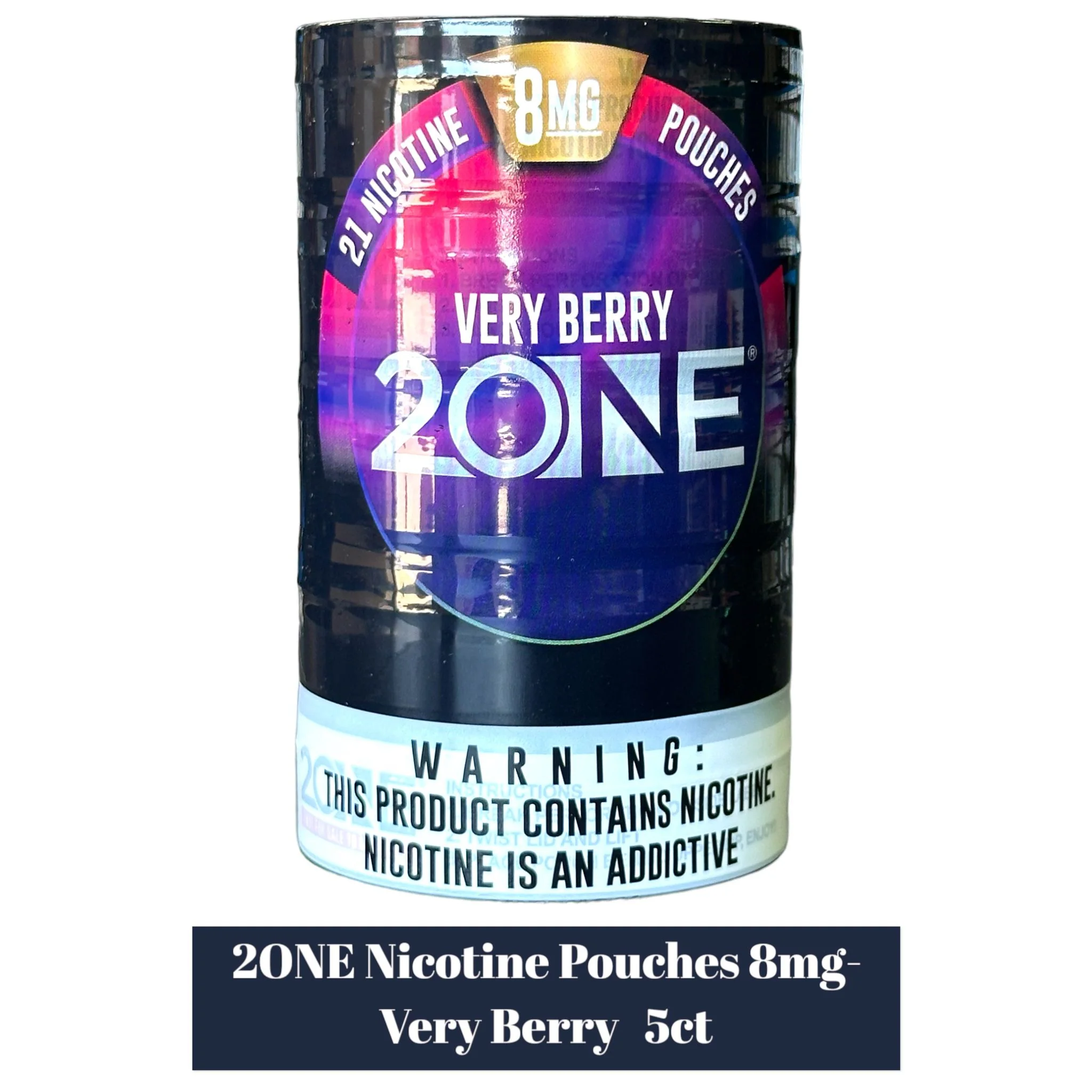 2ONE Nicotine Pouches 8mg -5ct - Image 8