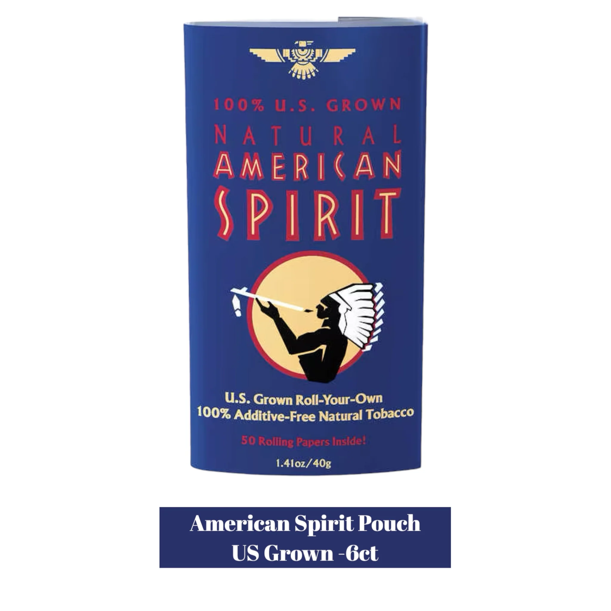 American Spirit Pipe Tobacco Pouch 1.4oz- 6ct - Image 3