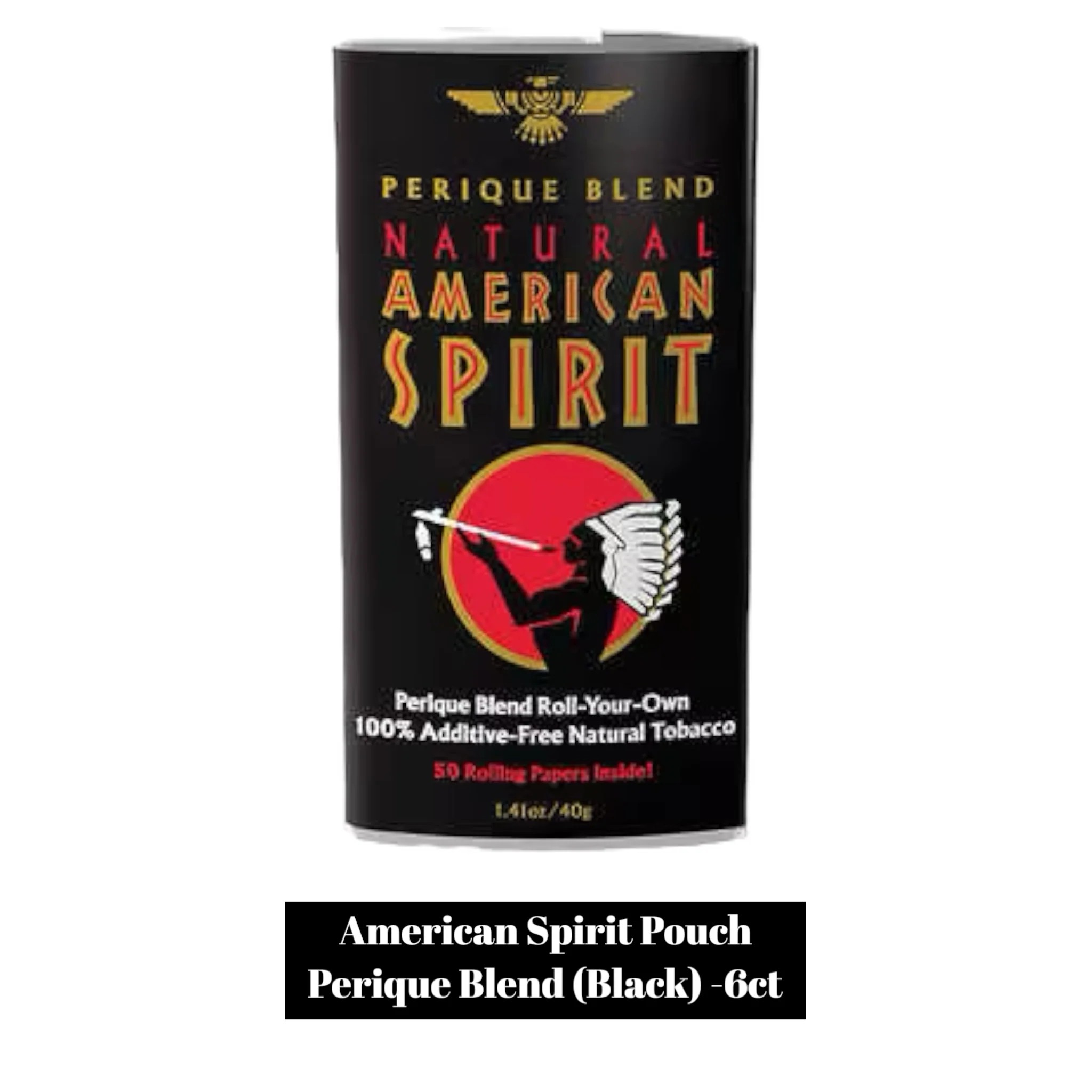 American Spirit Pipe Tobacco Pouch 1.4oz- 6ct - Image 4