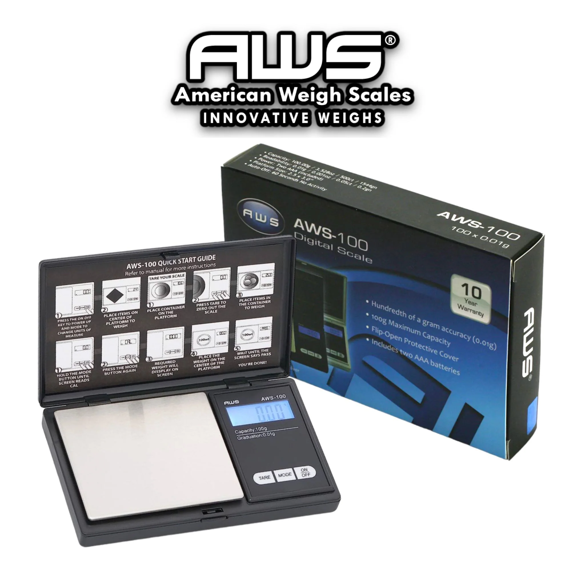 AWS-100- 0.01gm Scale