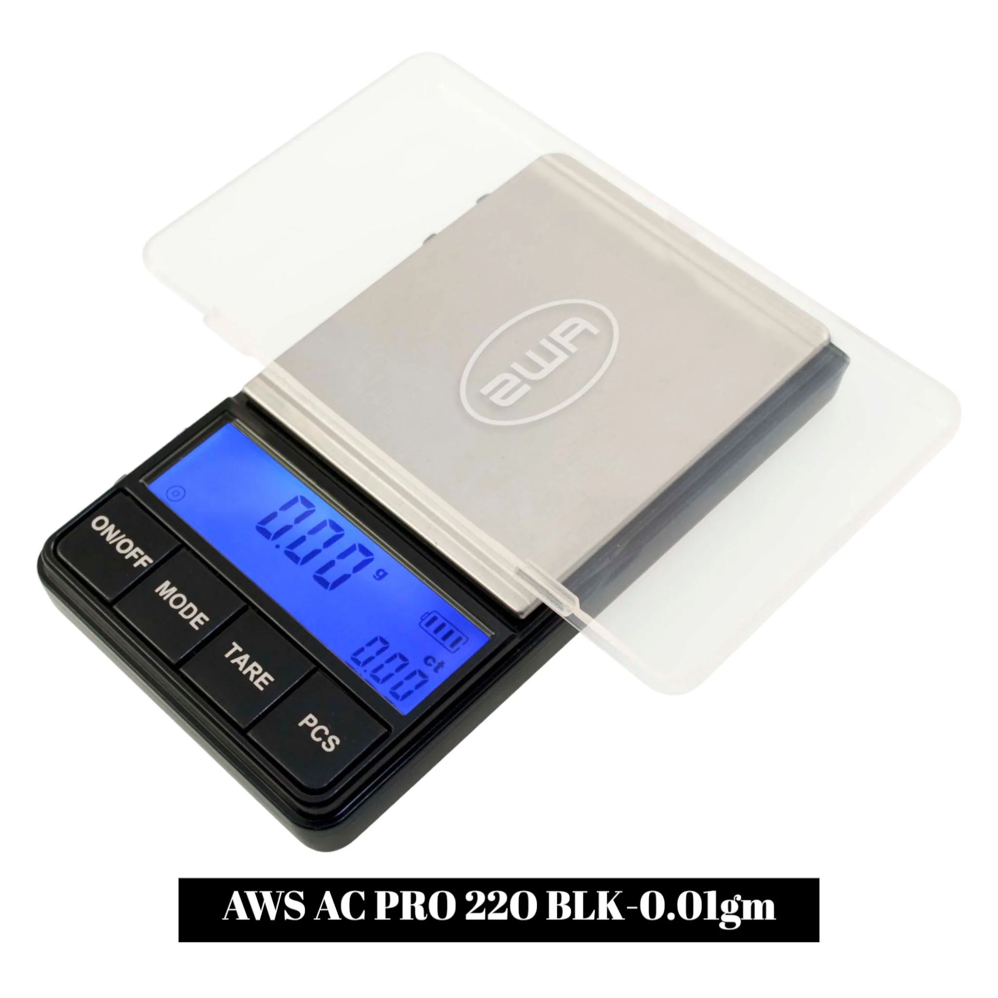 AWS ACP-220-BLACK Scale- 0.01gm - Image 2
