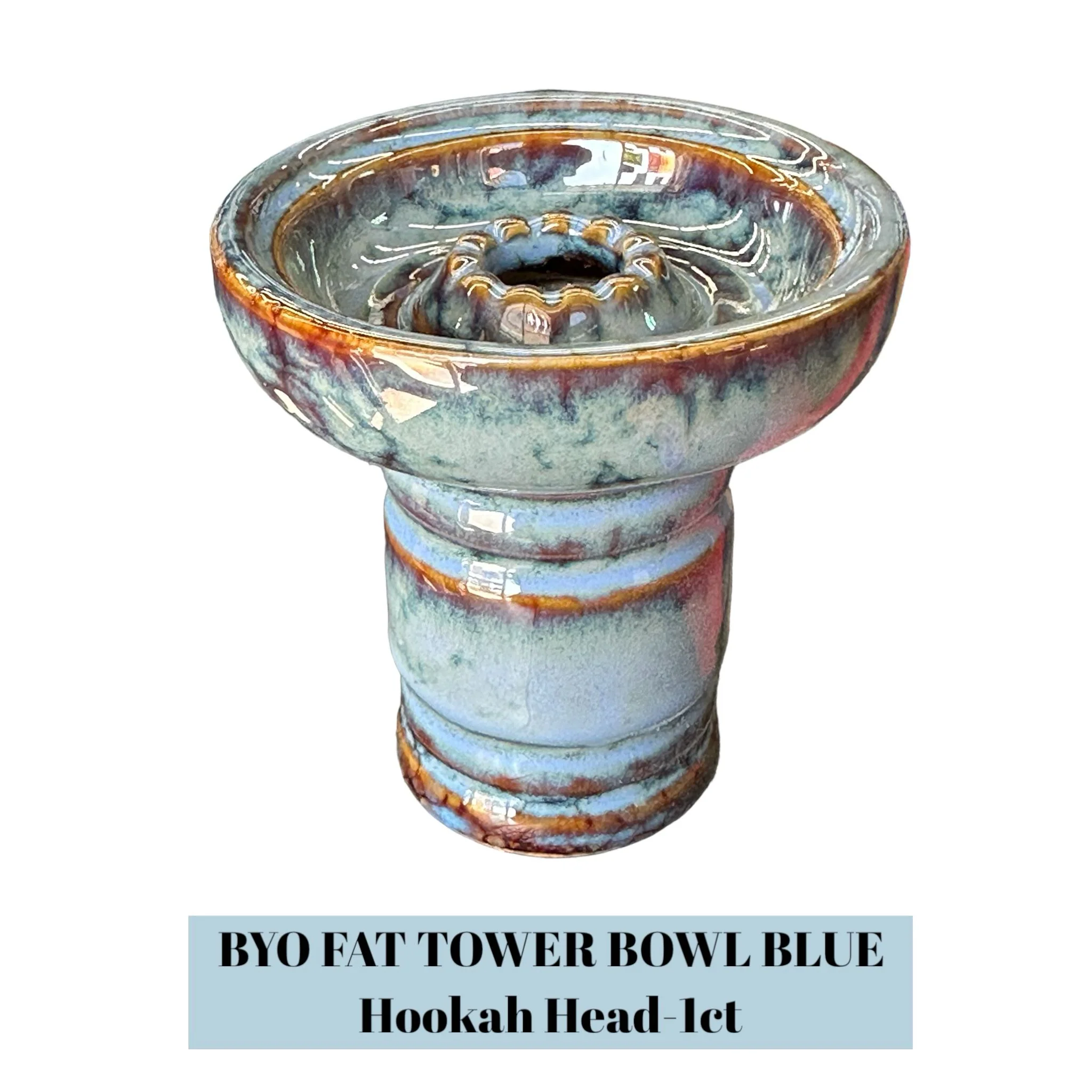 B.Y.O FAT TOWER BOWL Hookah Head-1ct - Image 3