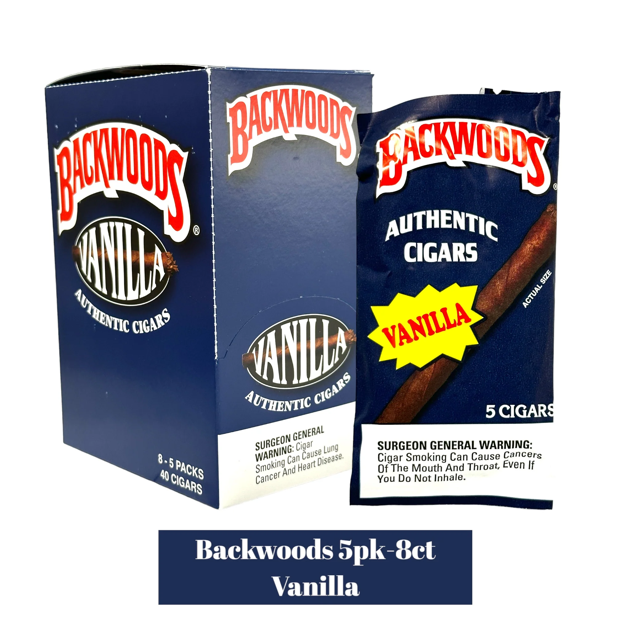 Backwoods Cigars 5pack Display- 8ct - Image 10