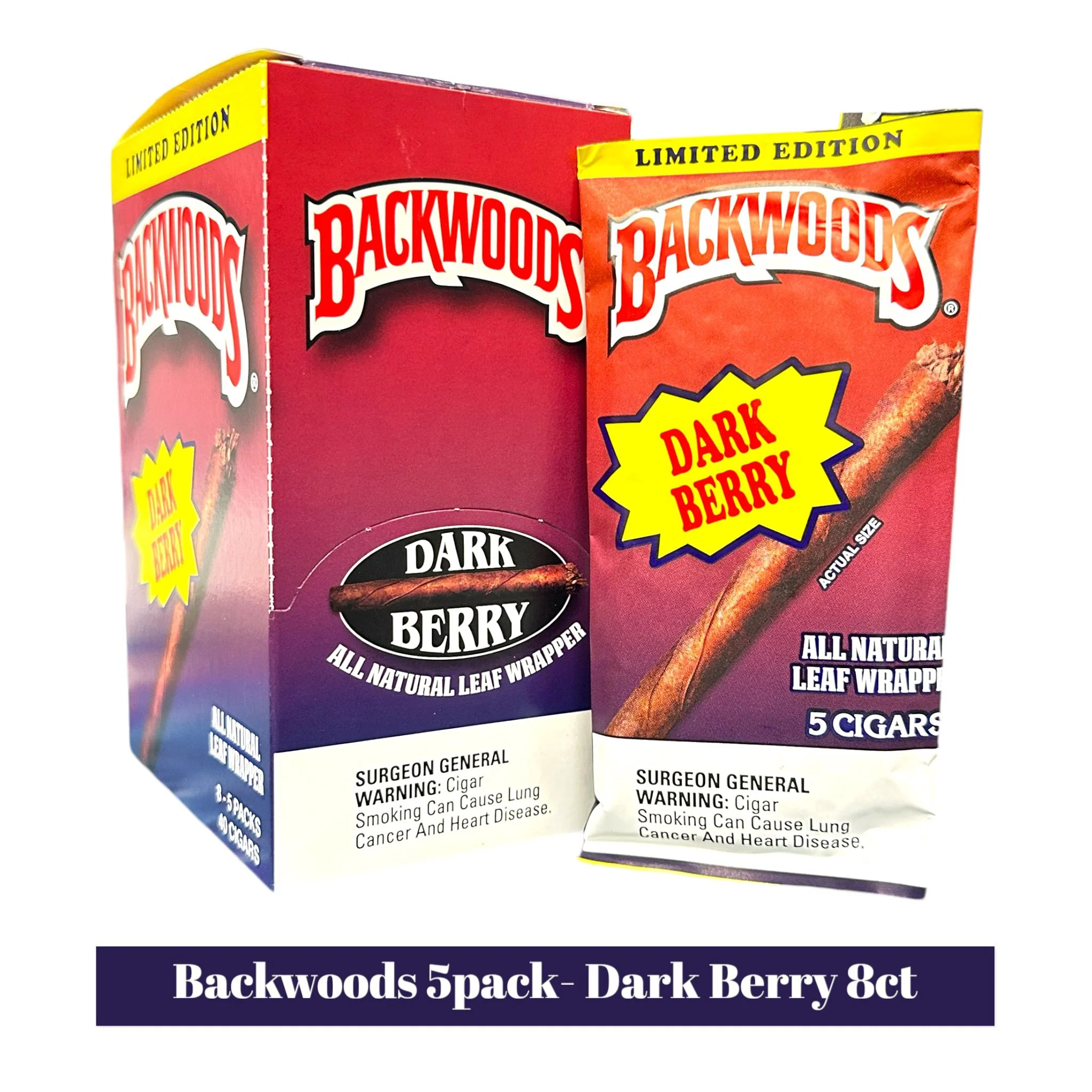 Backwoods Cigars 5pack Display- 8ct - Image 18