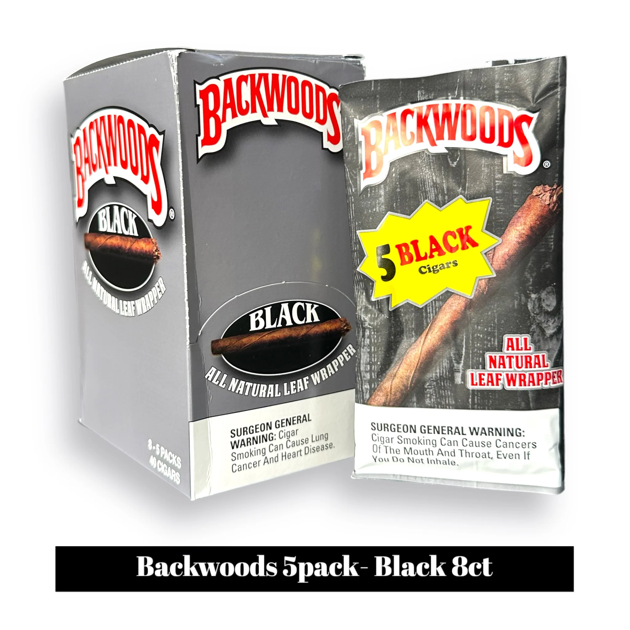 Backwoods Cigars 5pack Display- 8ct - Image 21