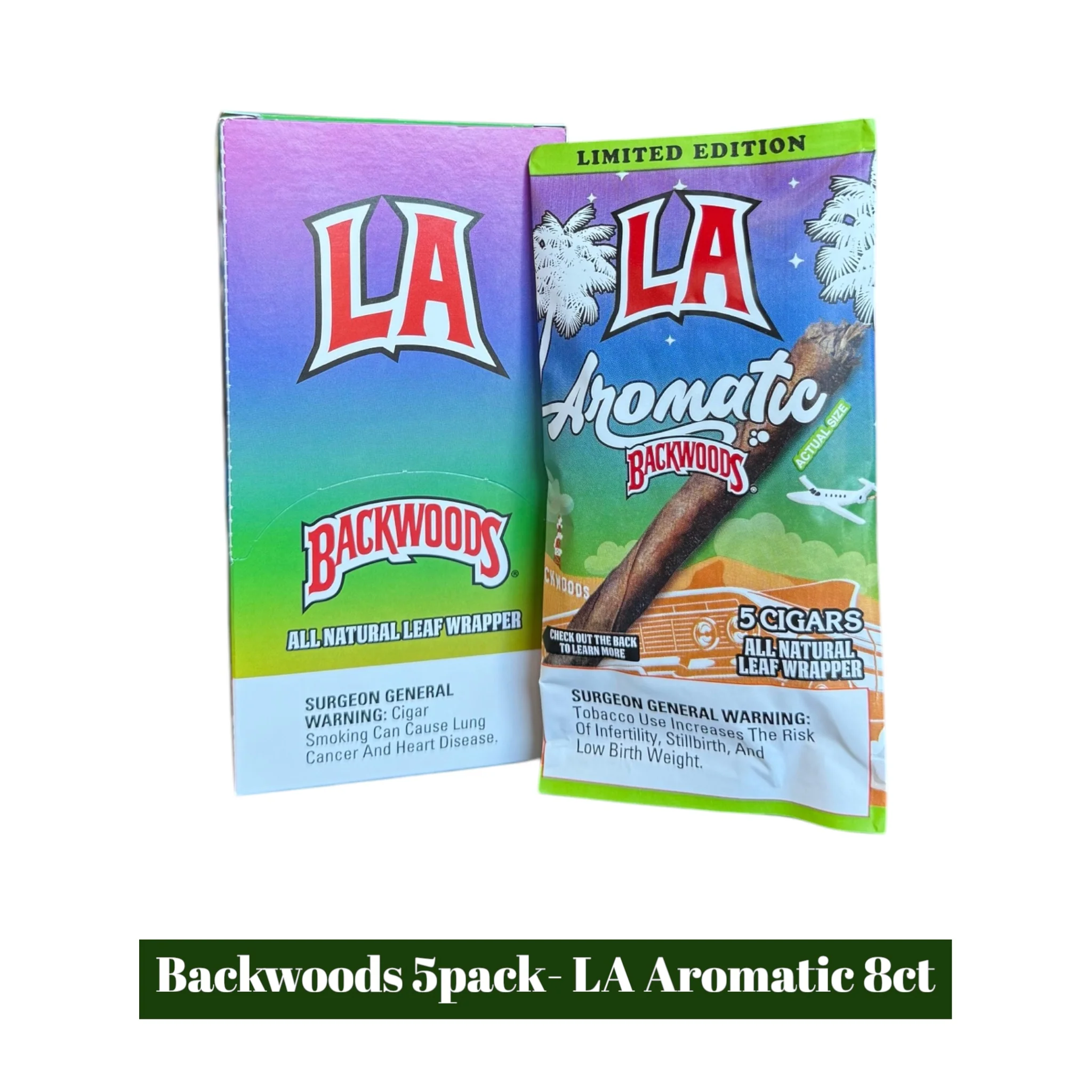 Backwoods Cigars 5pack Display- 8ct - Image 24