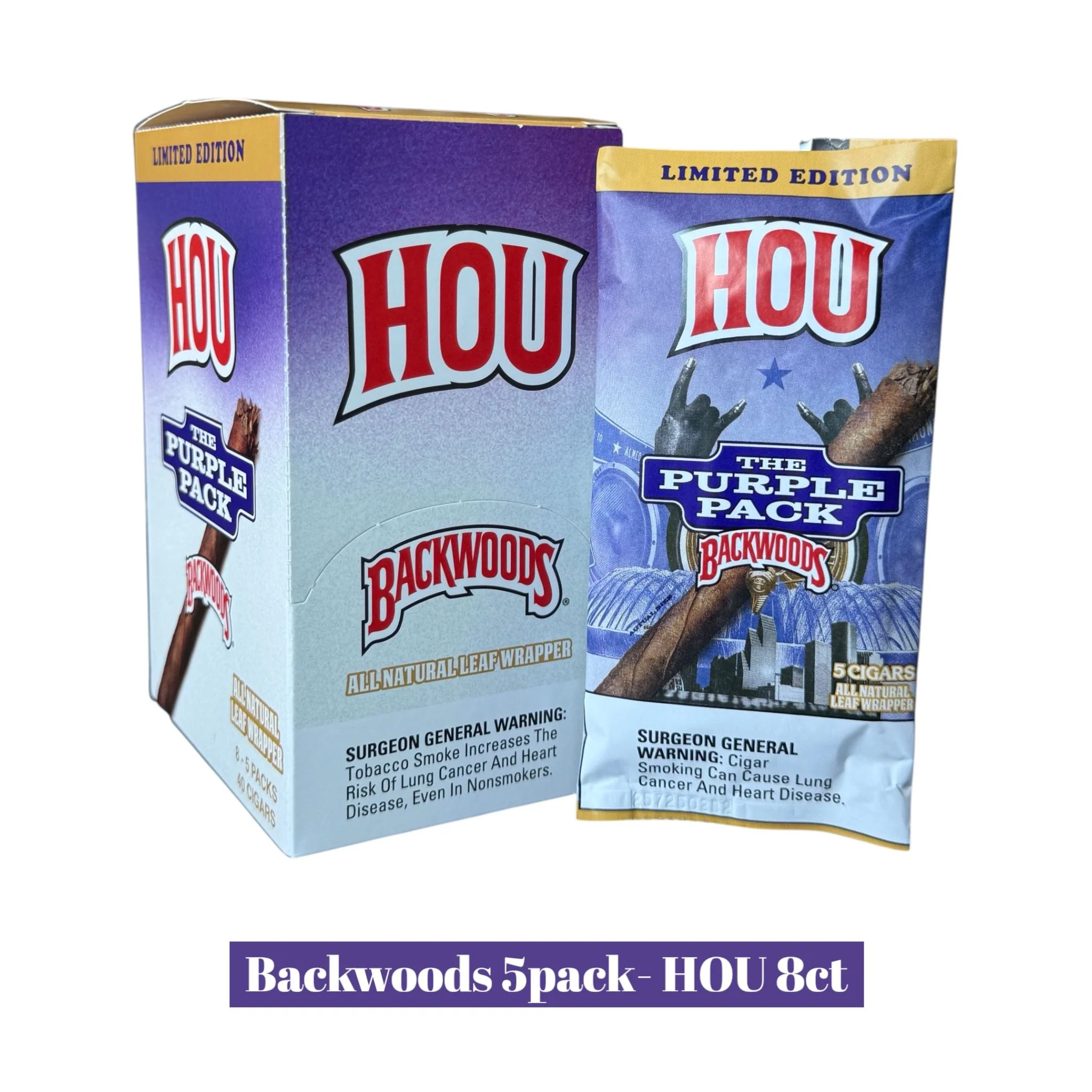 Backwoods Cigars 5pack Display- 8ct - Image 28