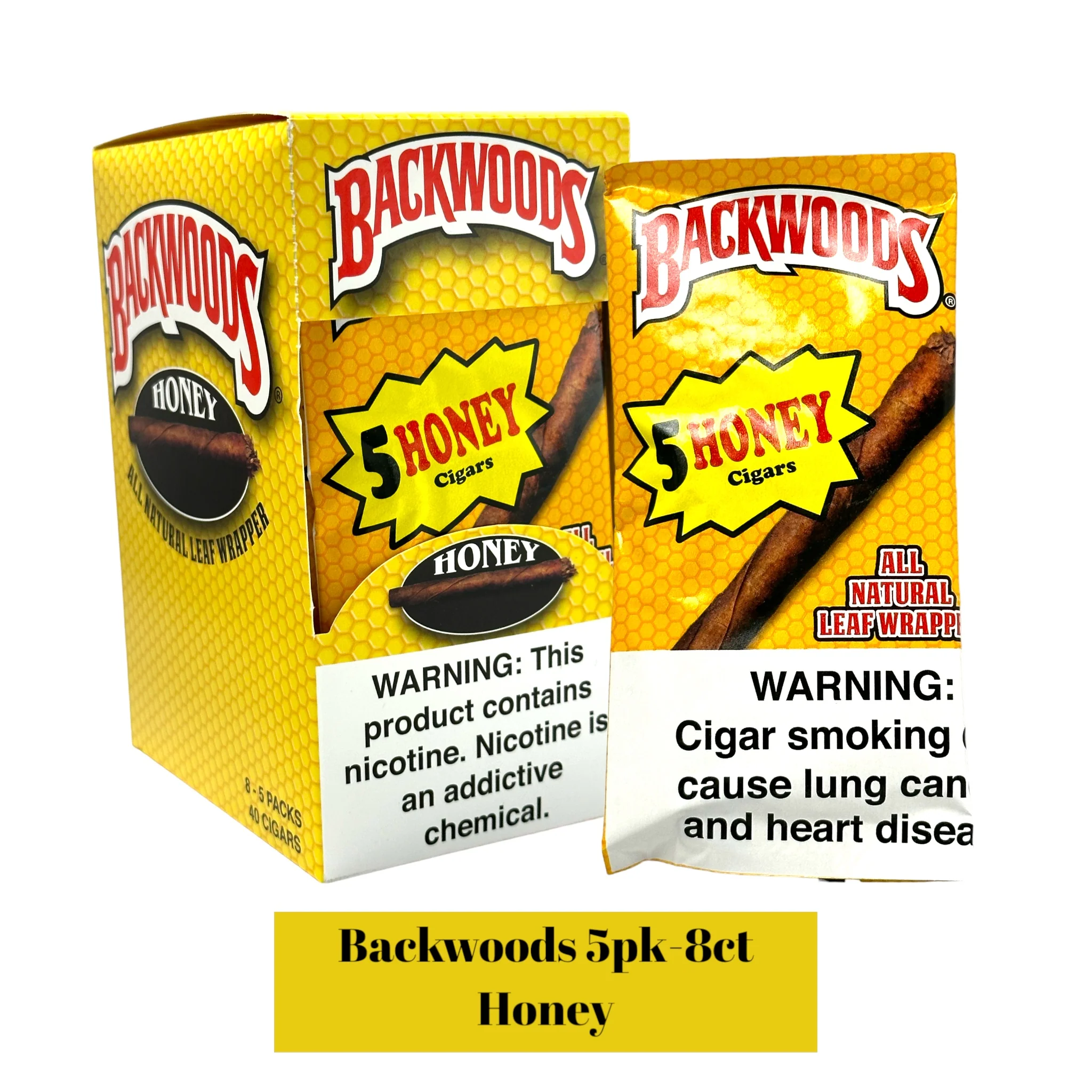 Backwoods Cigars 5pack Display- 8ct - Image 6