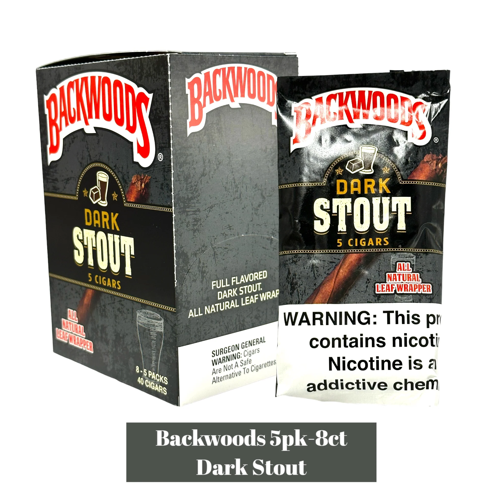 Backwoods Cigars 5pack Display- 8ct - Image 7