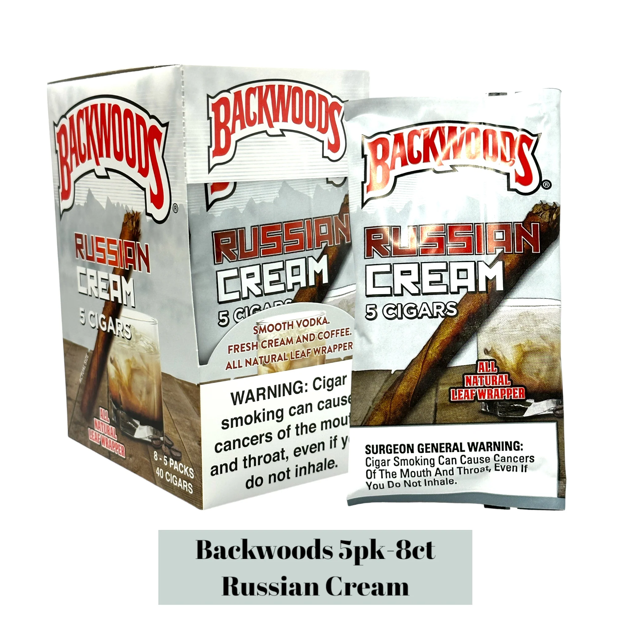 Backwoods Cigars 5pack Display- 8ct - Image 8