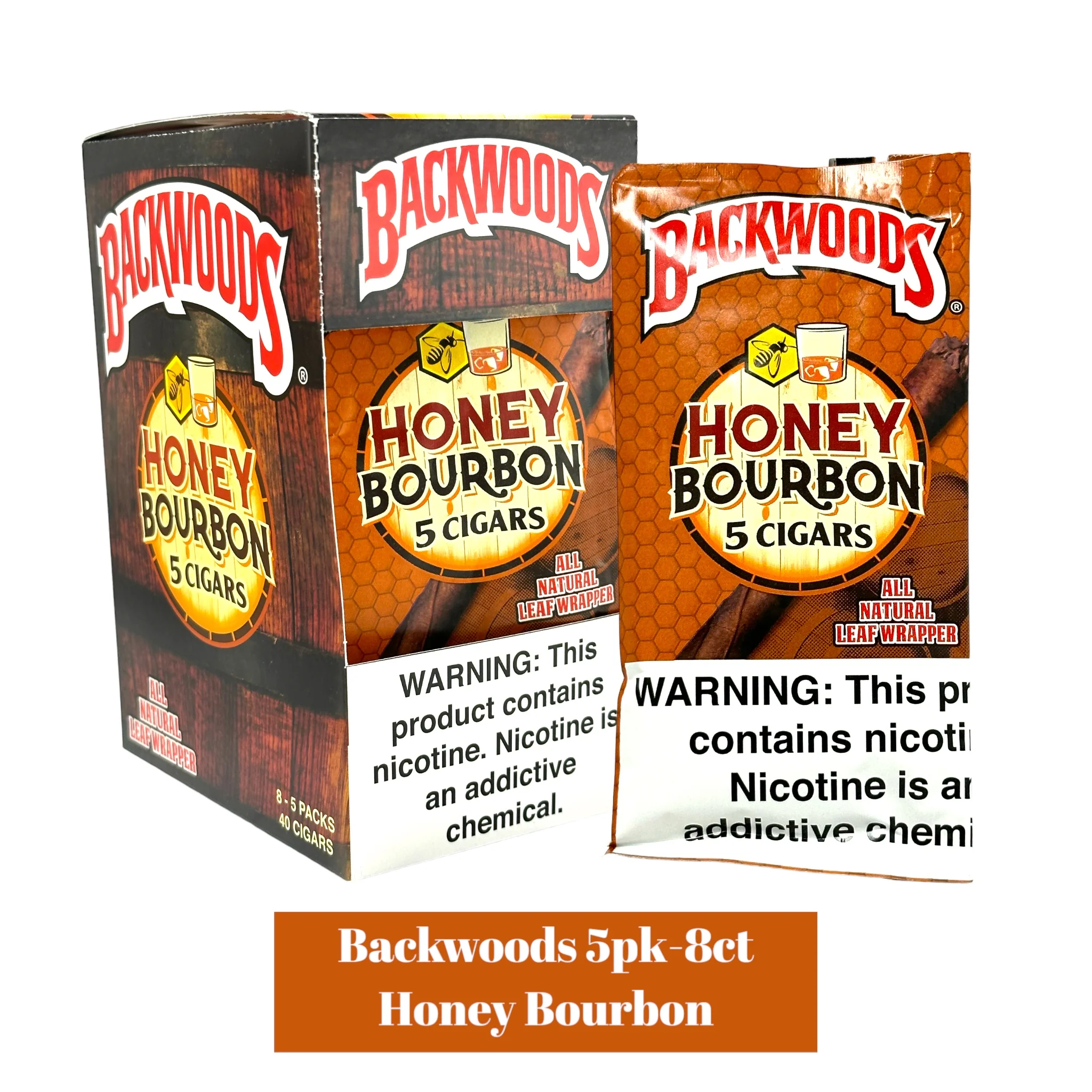 Backwoods Cigars 5pack Display- 8ct - Image 9