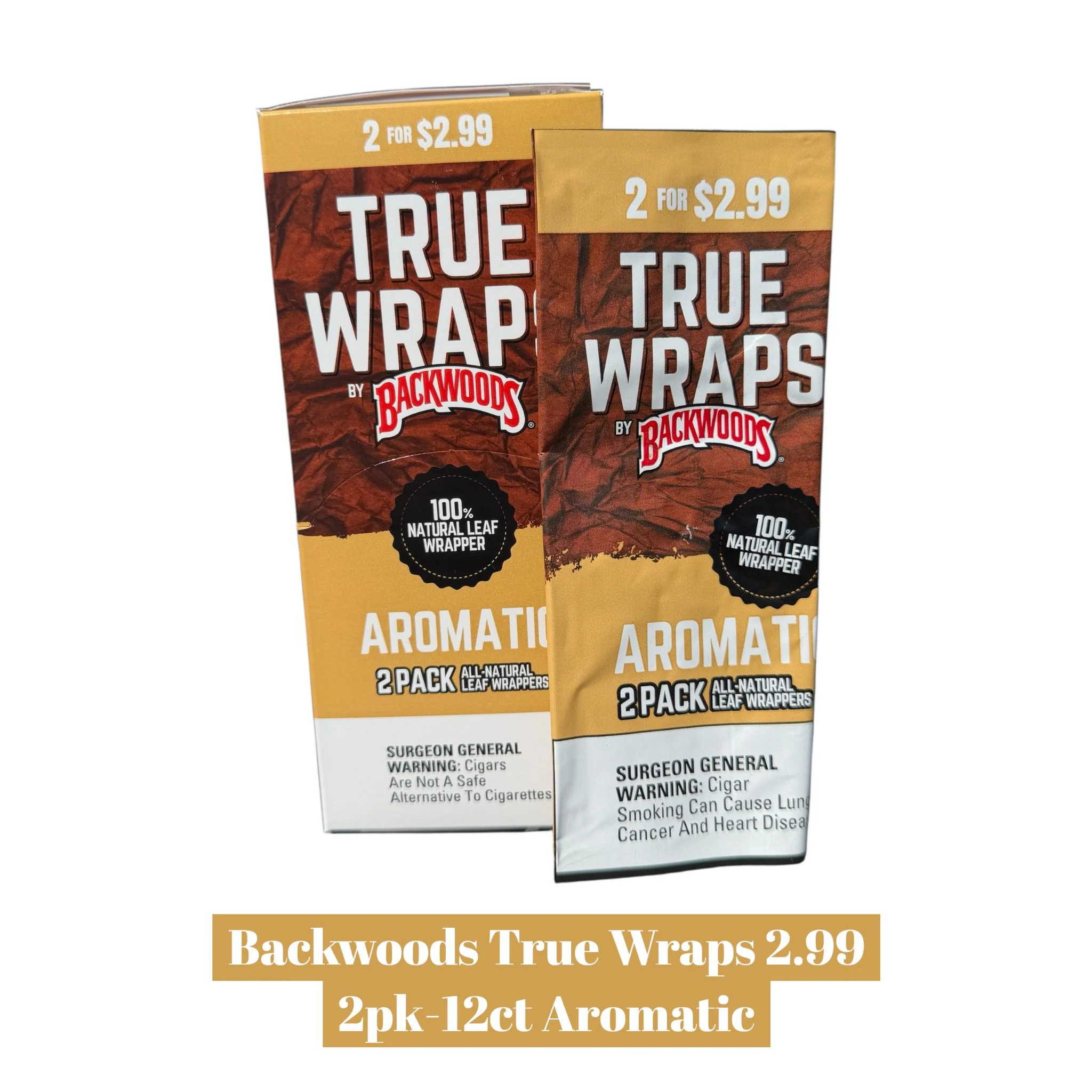 Backwoods True Wraps 2.99 2pk-12ct - Image 3