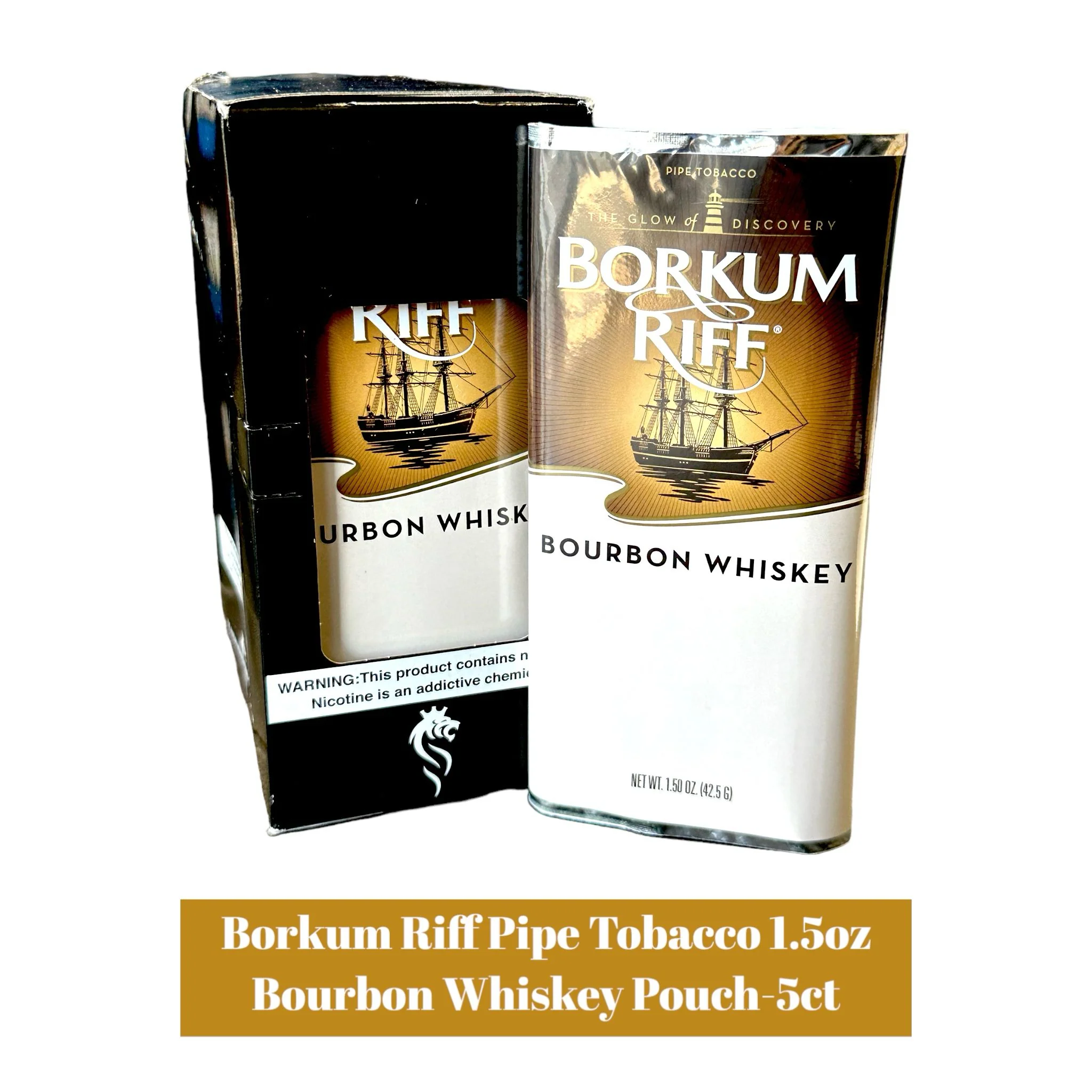 Borkum Riff Pipe Tobacco 1.50z Pouch - 5ct - Image 3