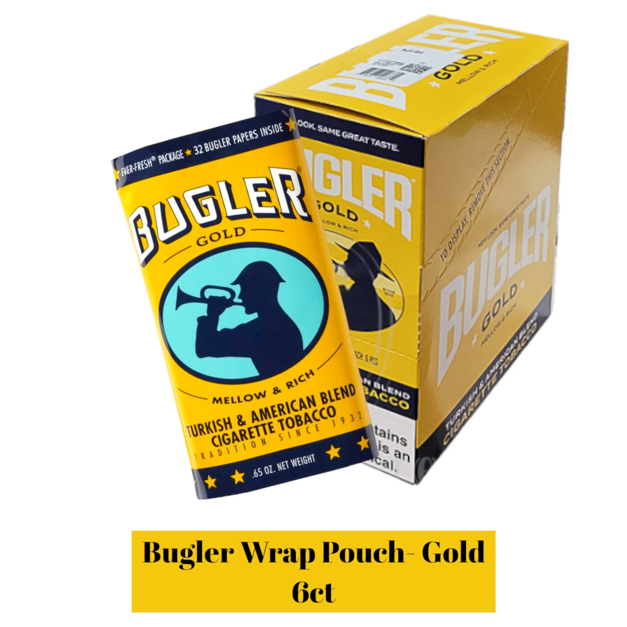Bugler Loose Tobacco Pouch 0.65oz- 6ct - Image 3