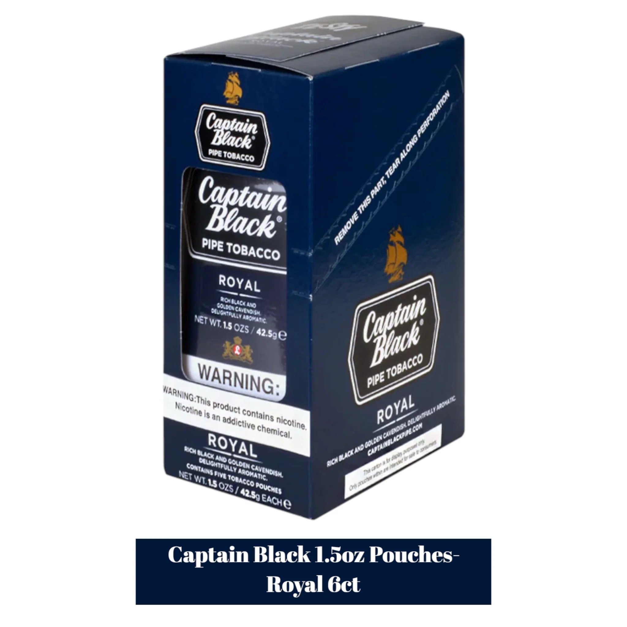 Captain Black Loose Tobacco 1.50z Pouch-6ct - Image 3