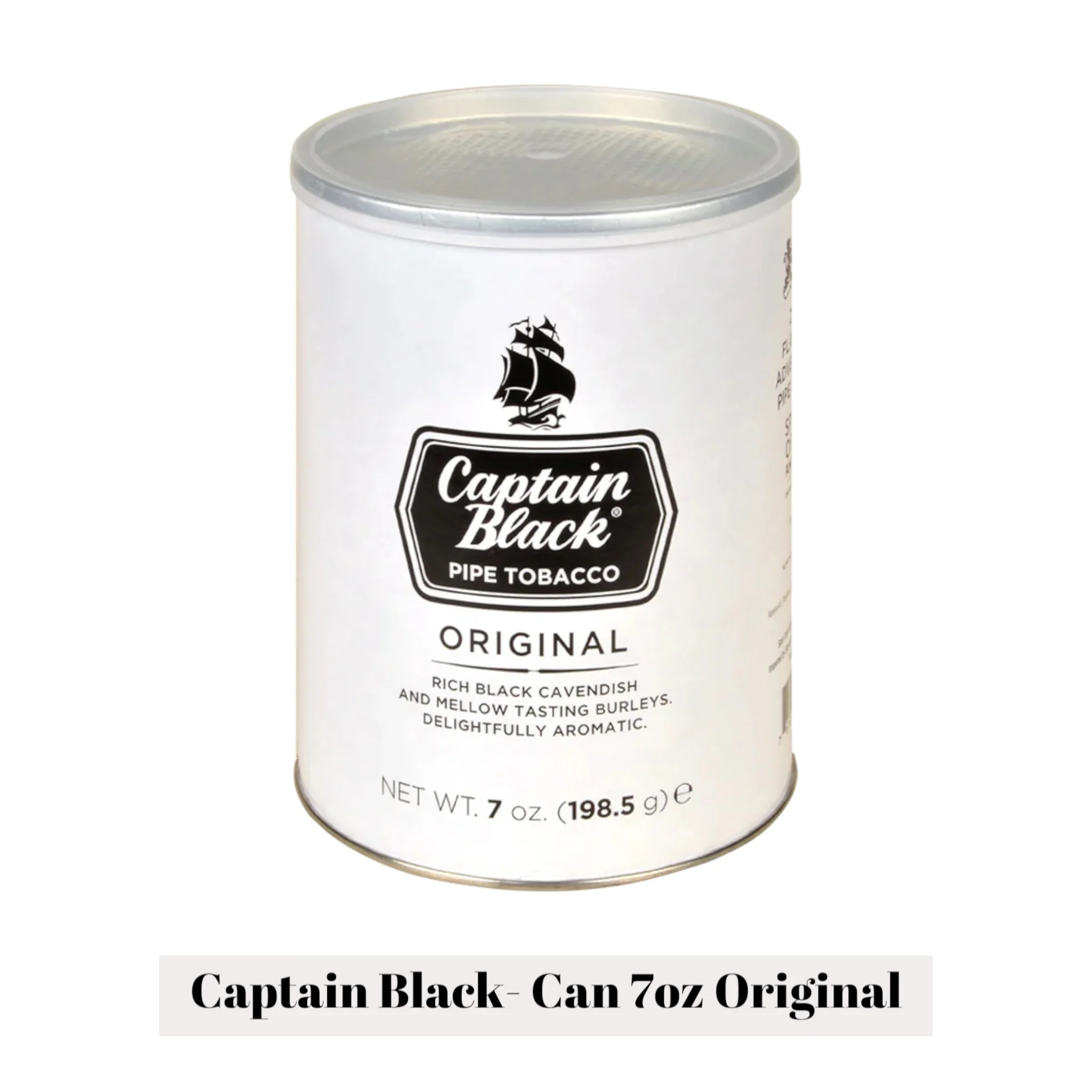 Captain Black Loose Tobacco Can 7.2oz-1ct - Image 4