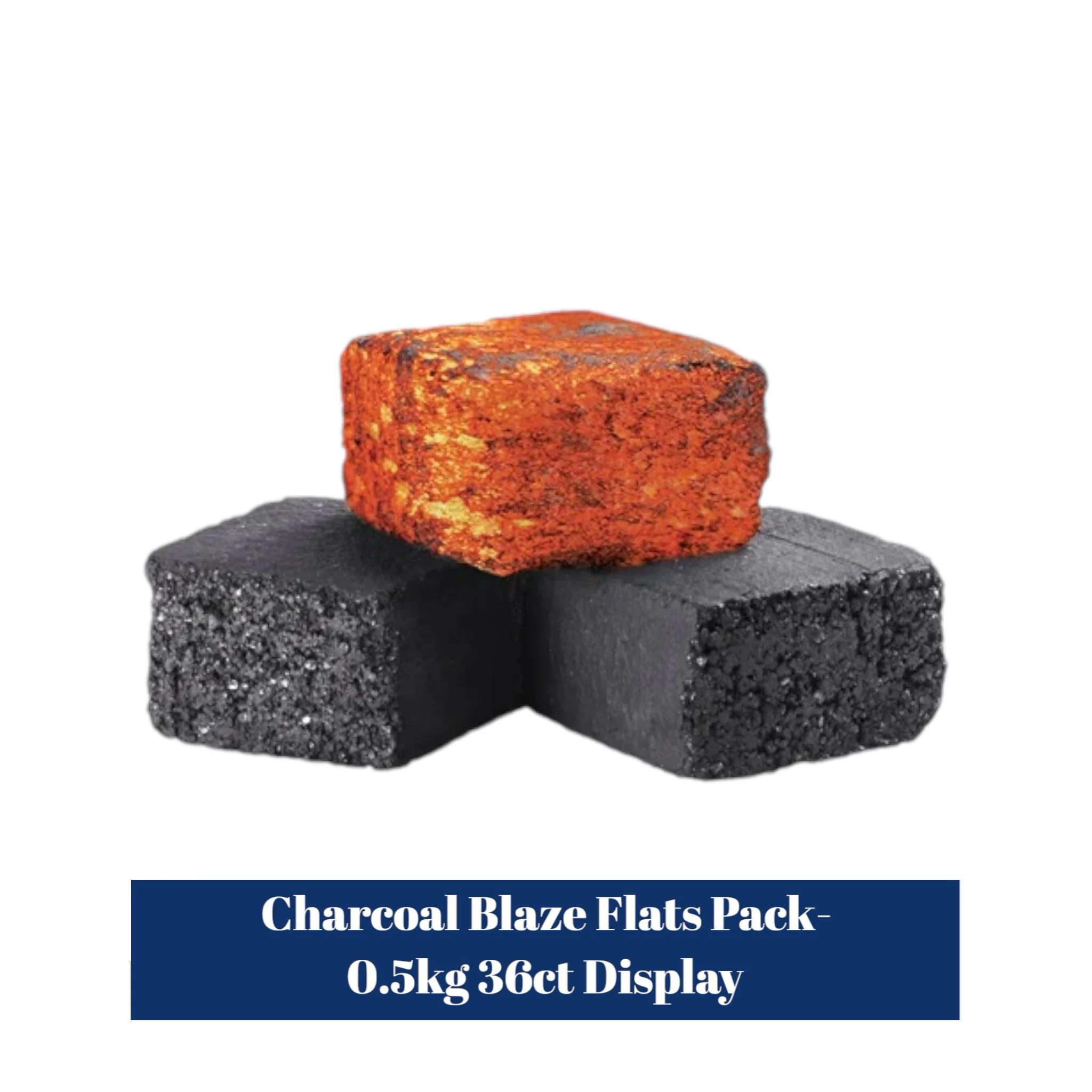 Charcoal Blaze Flats Pack- 0.5kg 36ct Display - Image 2