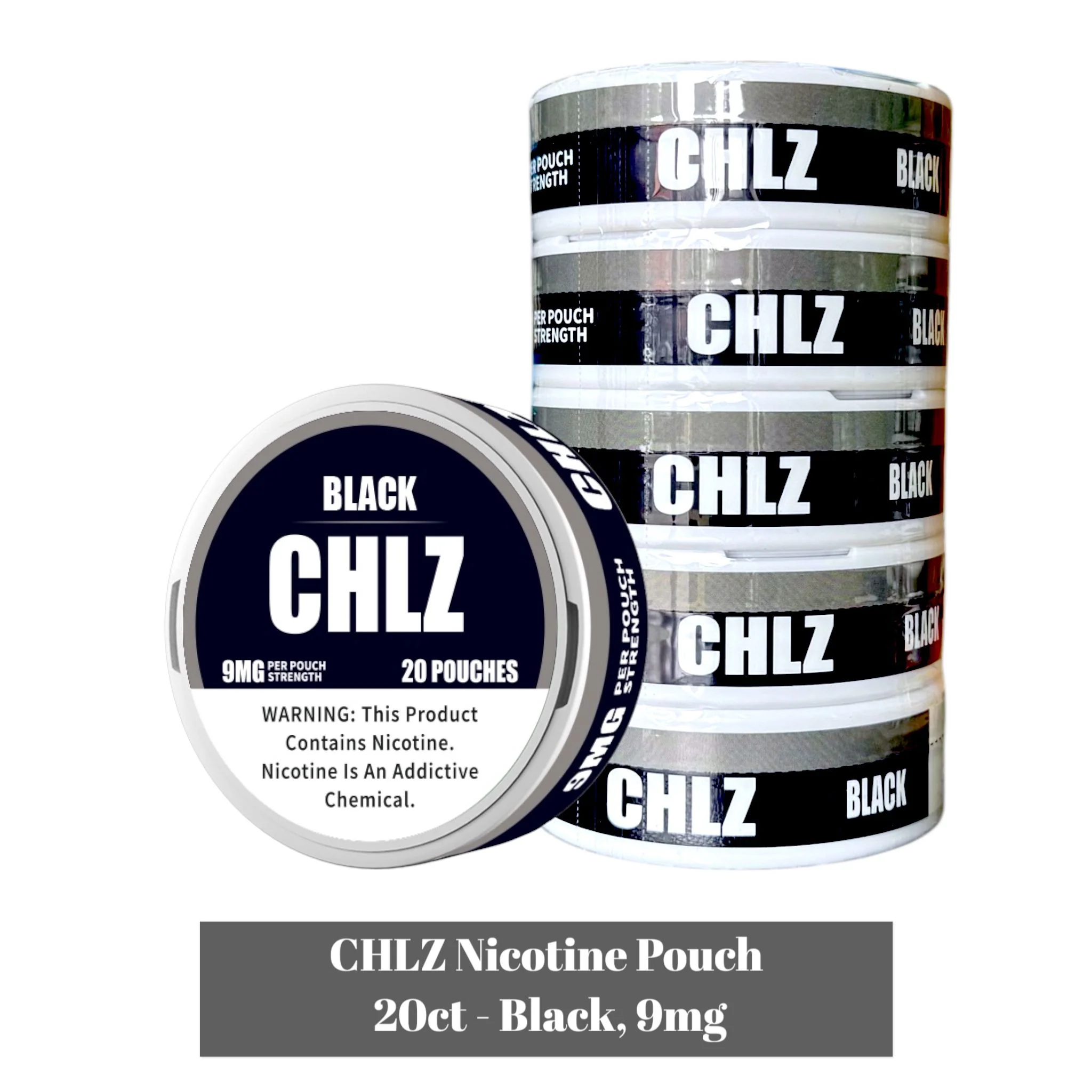 CHLZ Nicotine Pouch 20ct - Black - Image 4