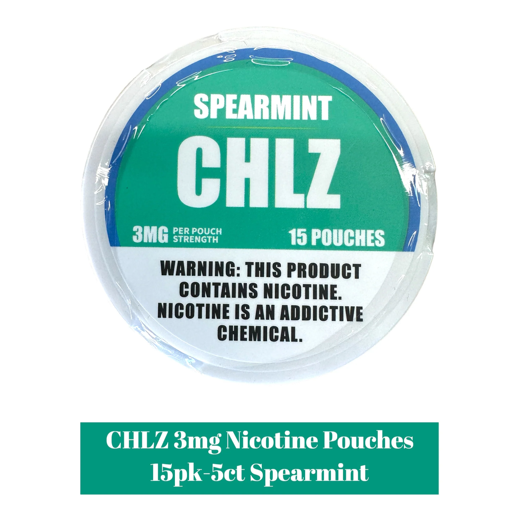 CHLZ Nicotine Pouch 3mg 15pk - 5ct - Image 4