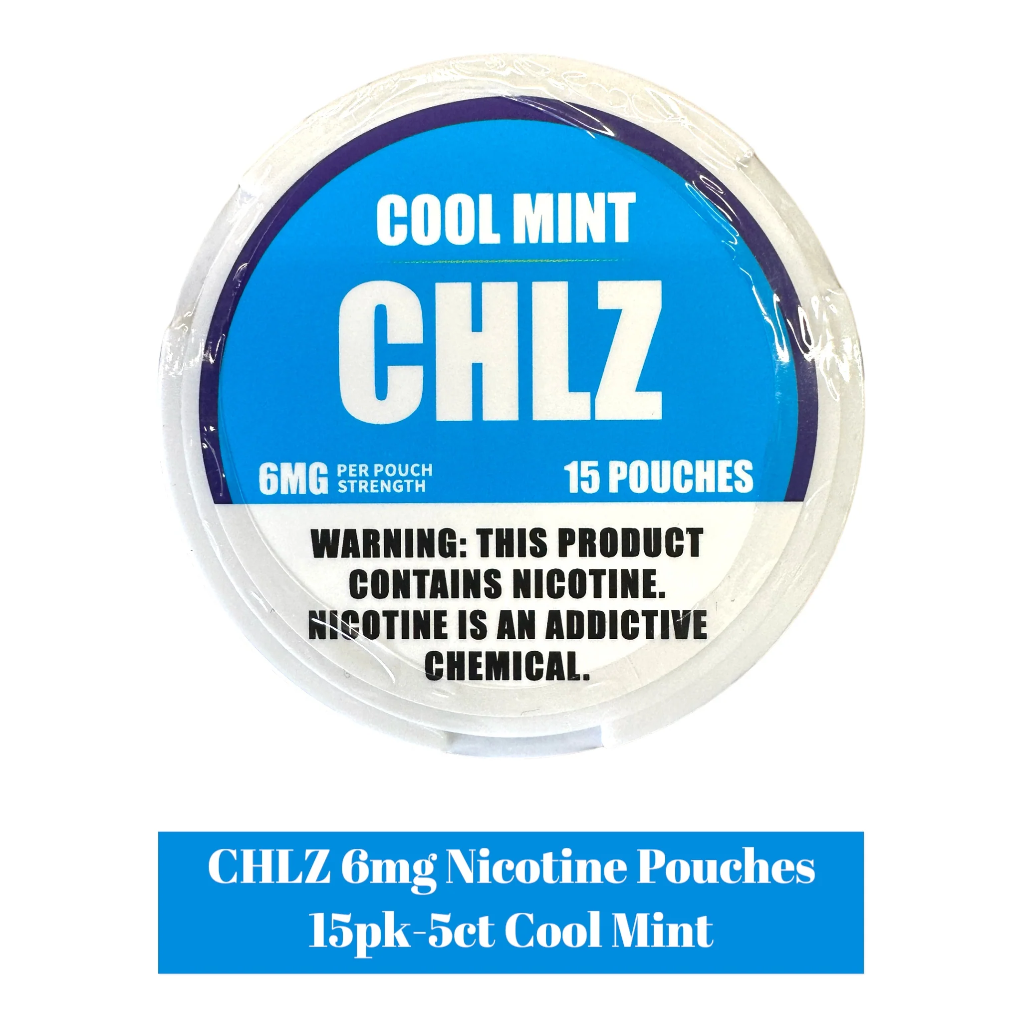 CHLZ Nicotine Pouch 6mg 15pk - 5ct - Image 5