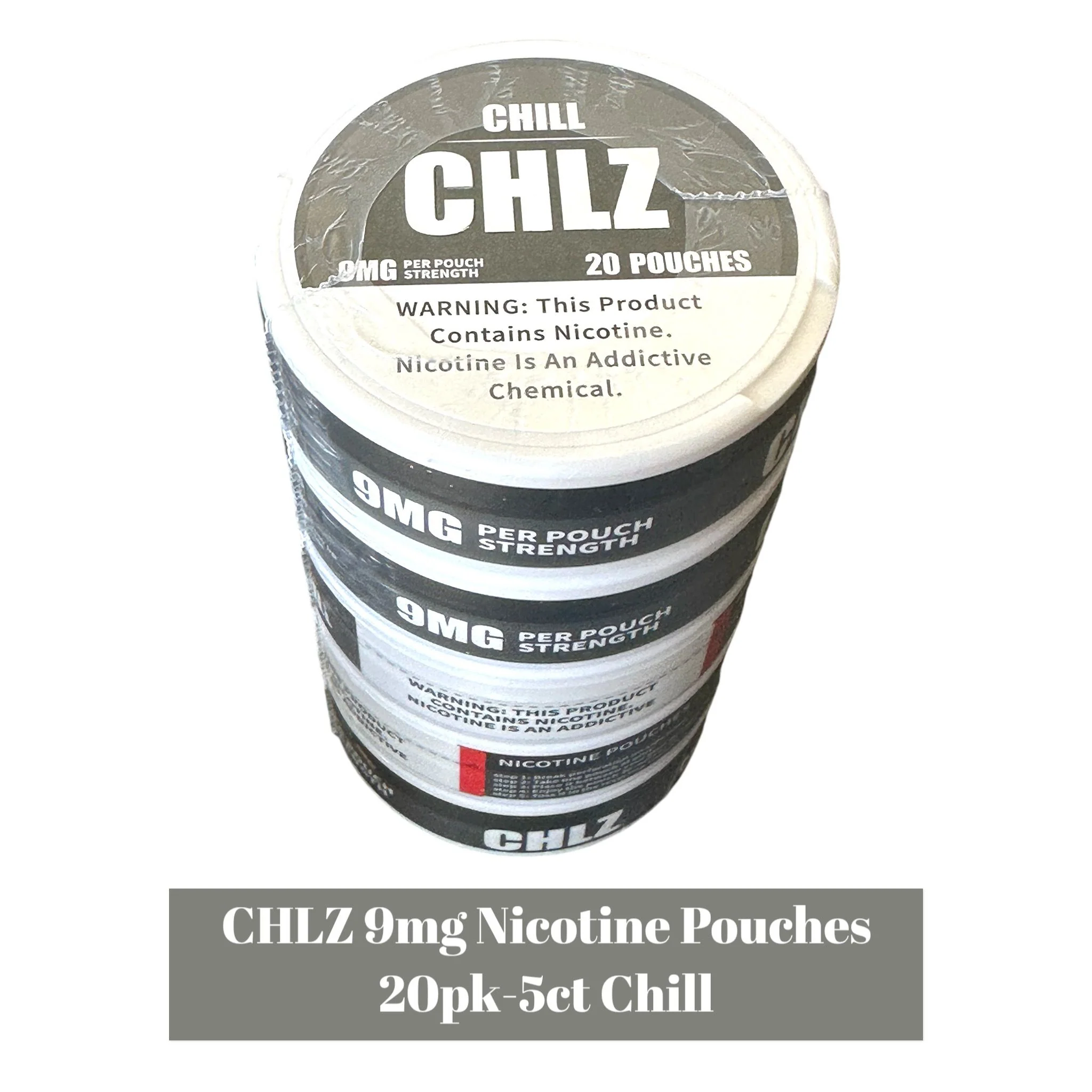 CHLZ Nicotine Pouch 9mg 20pk - 5ct - Image 3
