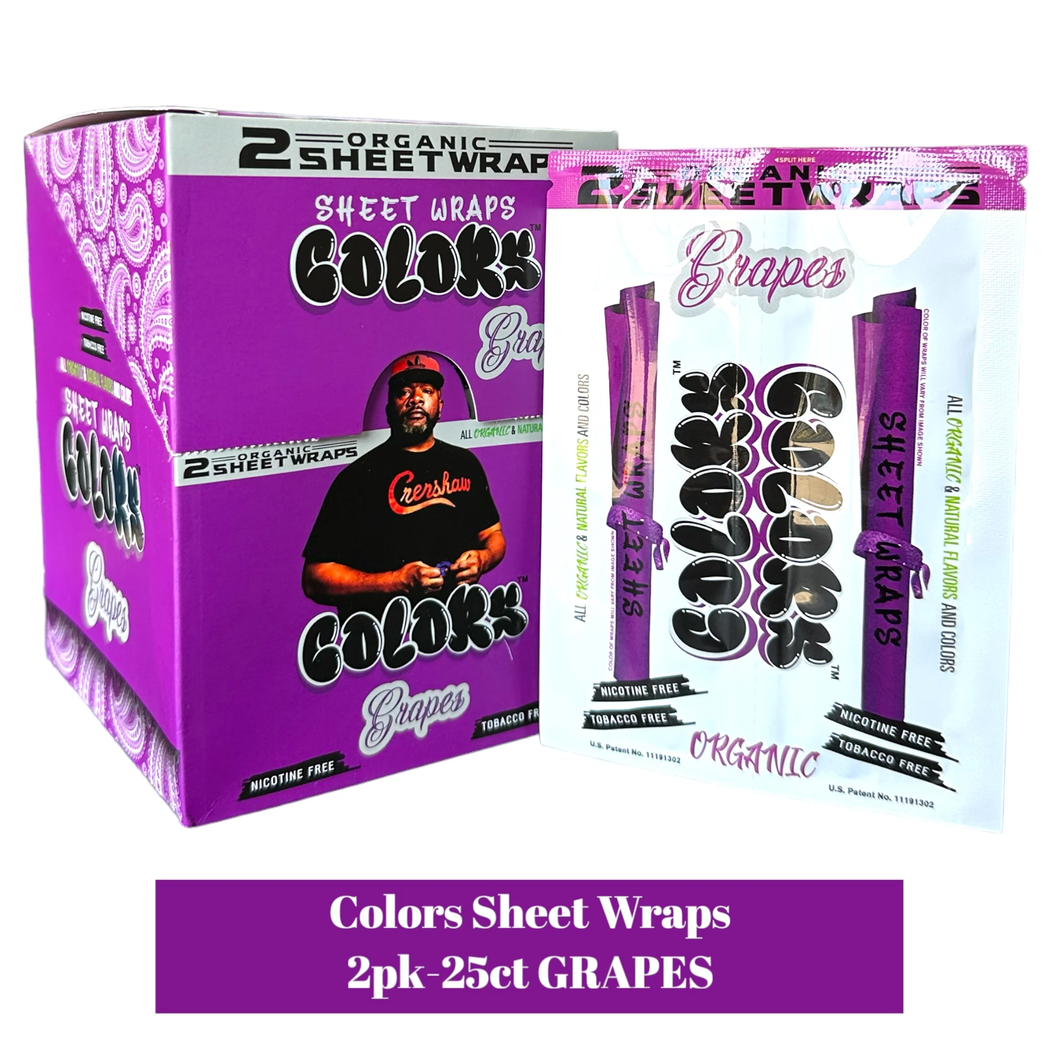COLORS Sheet Wraps Organic 2pk-25ct - Image 8
