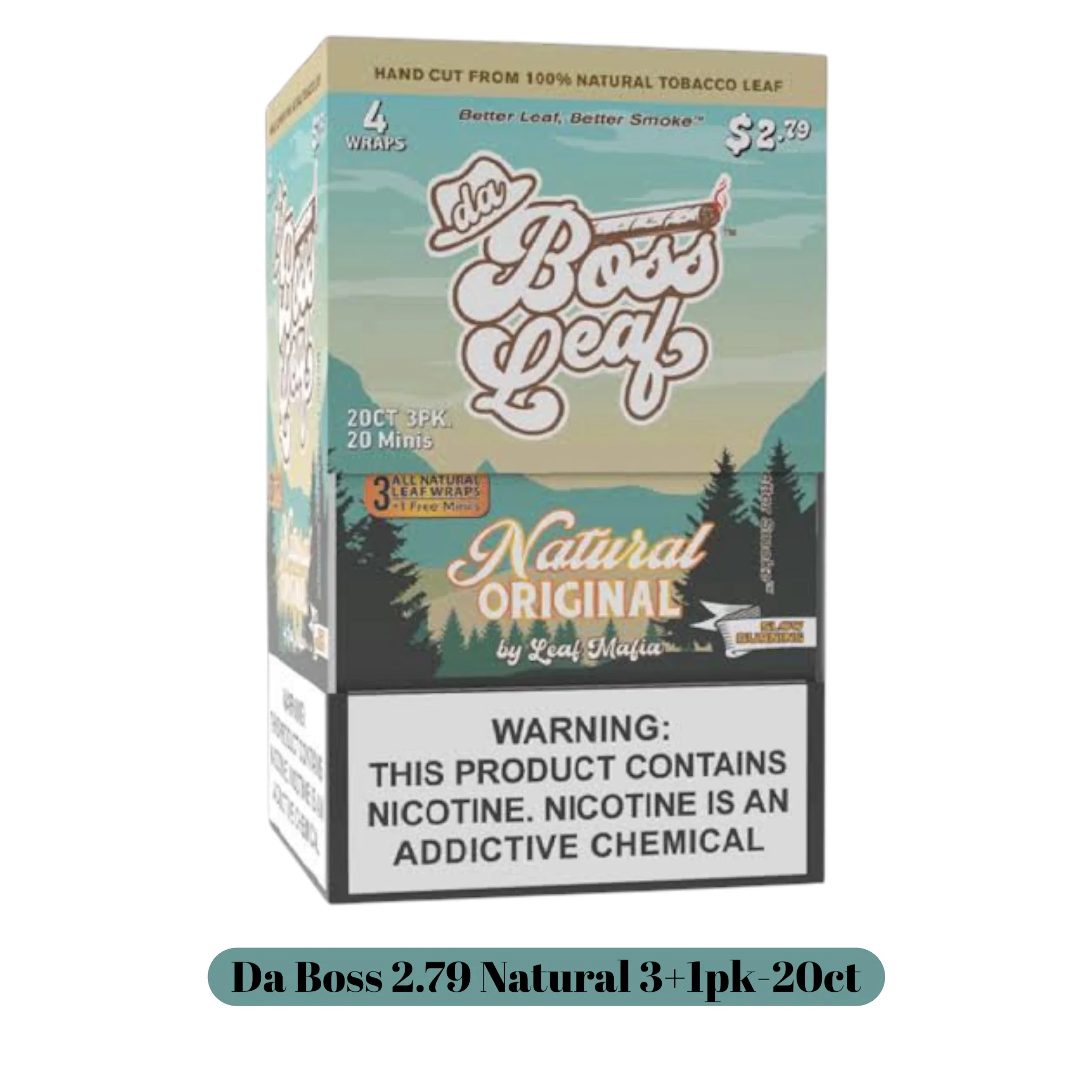 Da Boss 2.79 Leaf 3+1pk-20ct - Image 10
