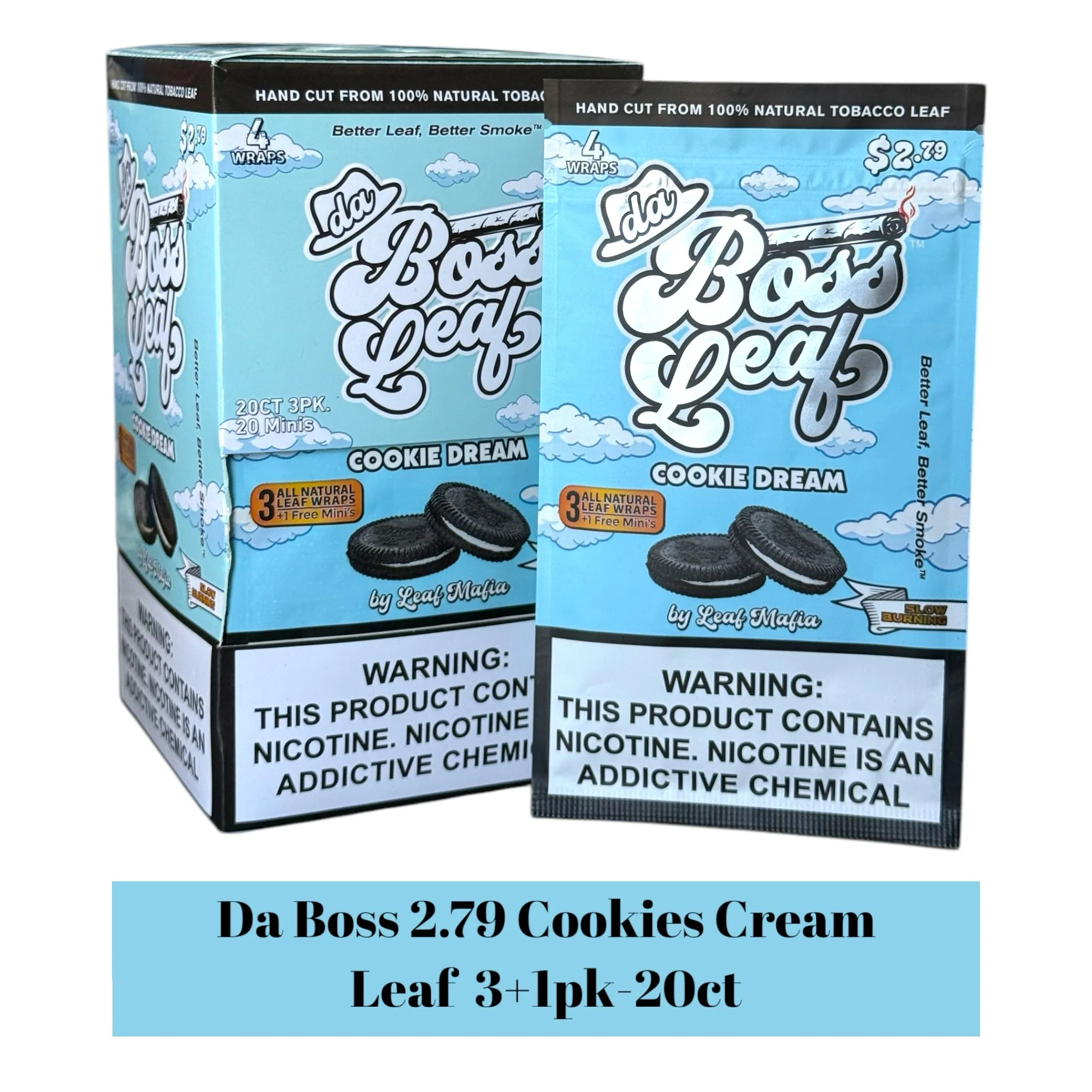 Da Boss 2.79 Leaf 3+1pk-20ct - Image 2