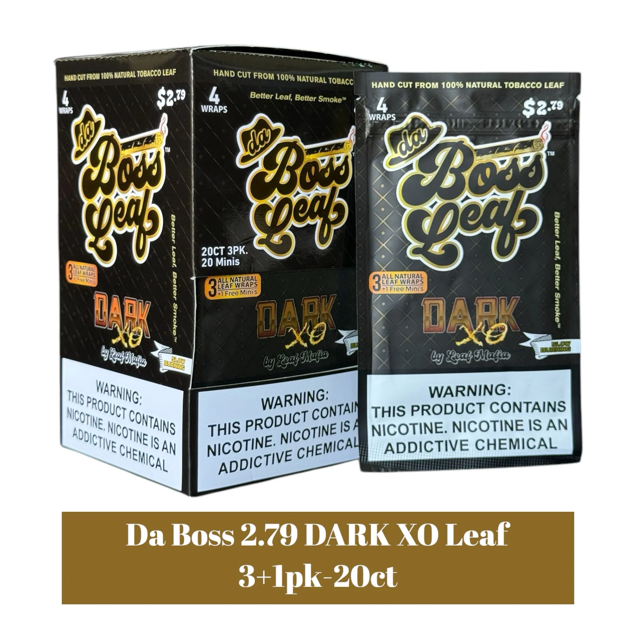 Da Boss 2.79 Leaf 3+1pk-20ct - Image 3