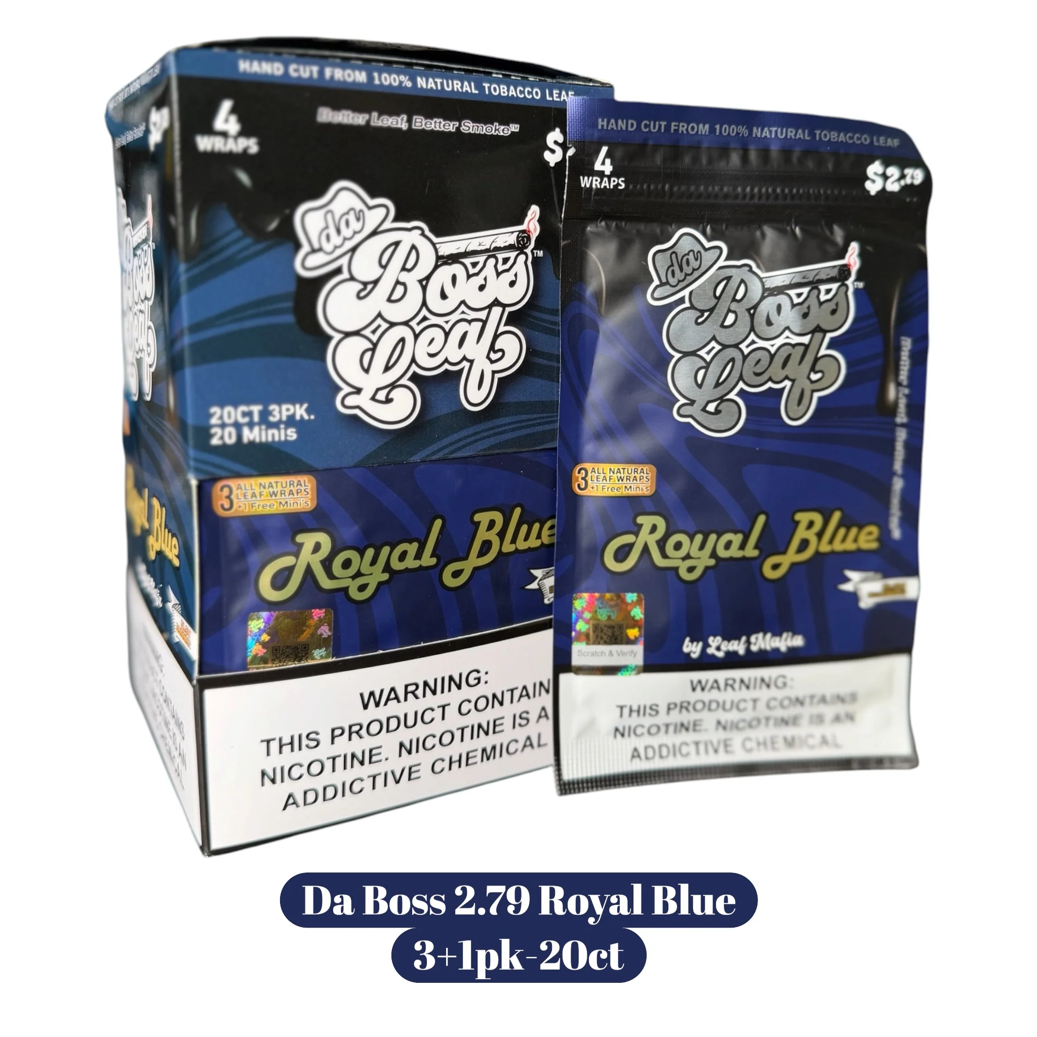 Da Boss 2.79 Leaf 3+1pk-20ct - Image 4