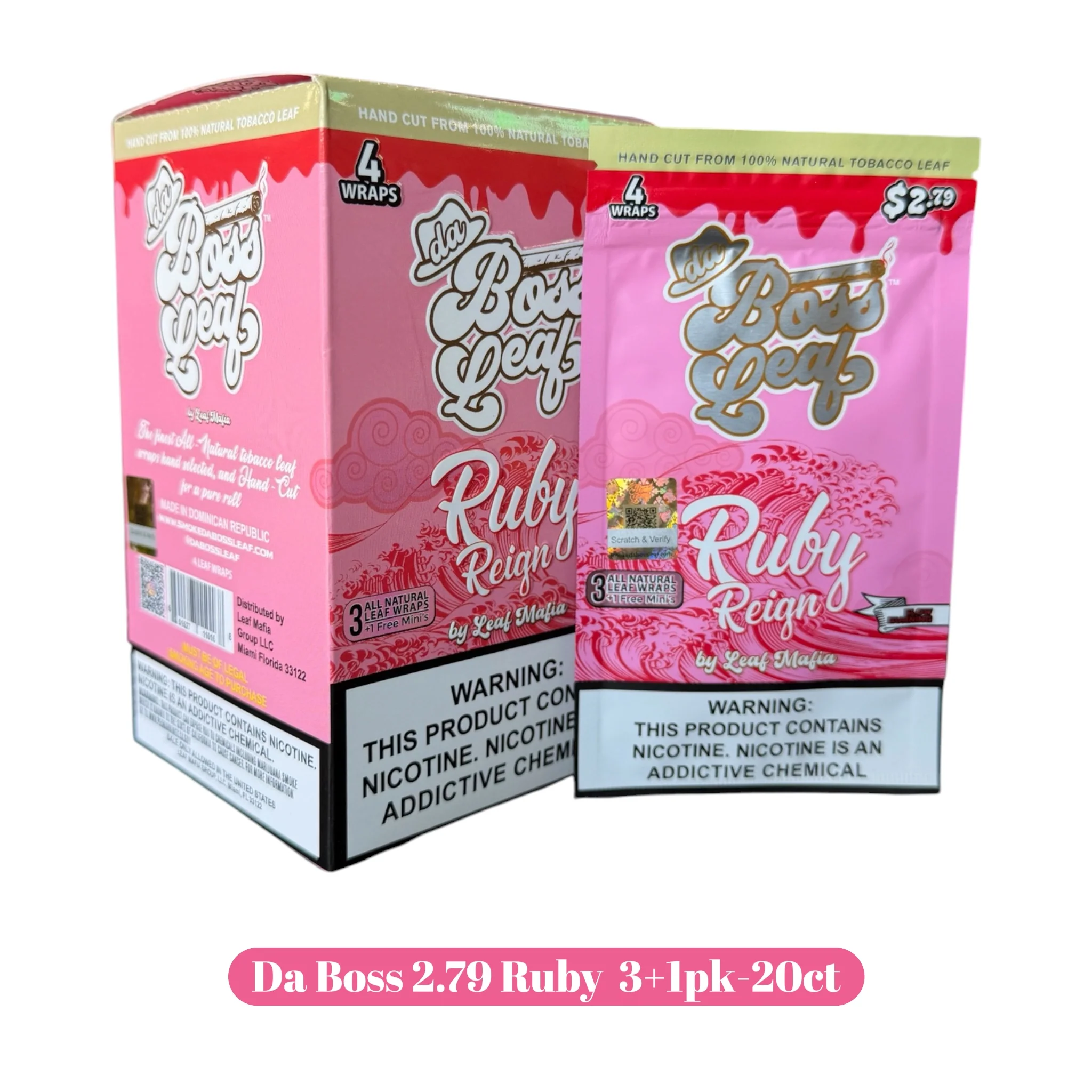 Da Boss 2.79 Leaf 3+1pk-20ct - Image 8