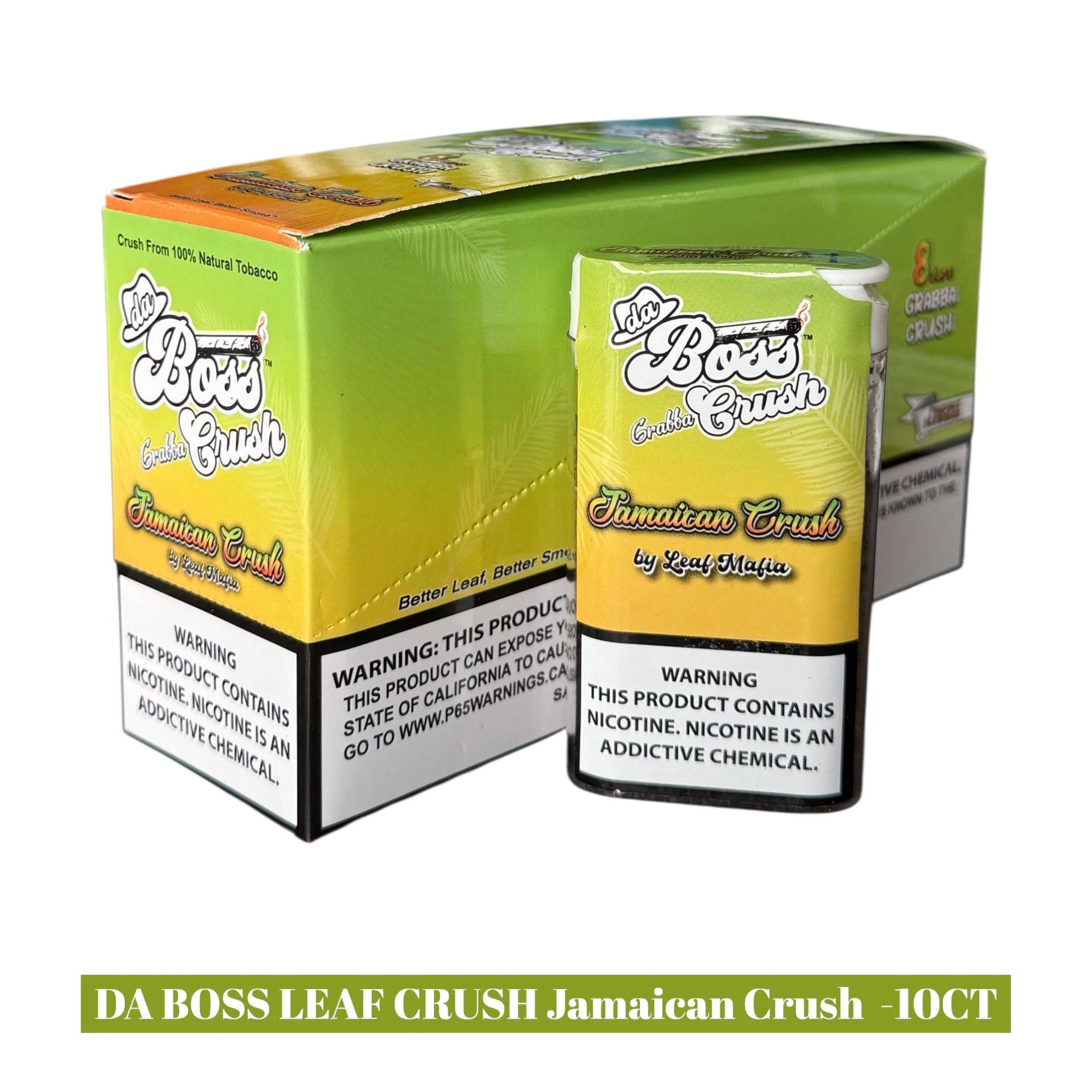 Da Boss Leaf CRUSH Pipe Tobacco -10ct - Image 4