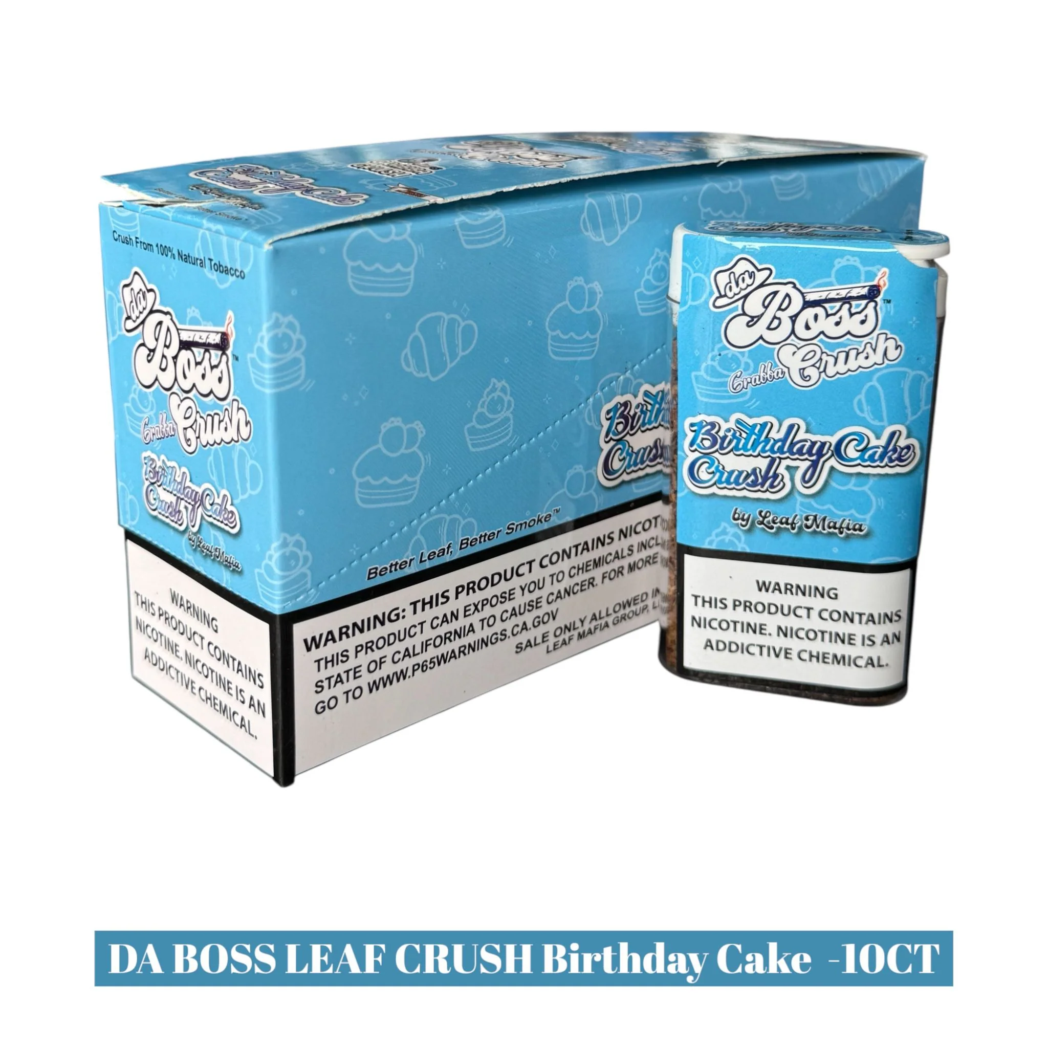 Da Boss Leaf CRUSH Pipe Tobacco -10ct - Image 5