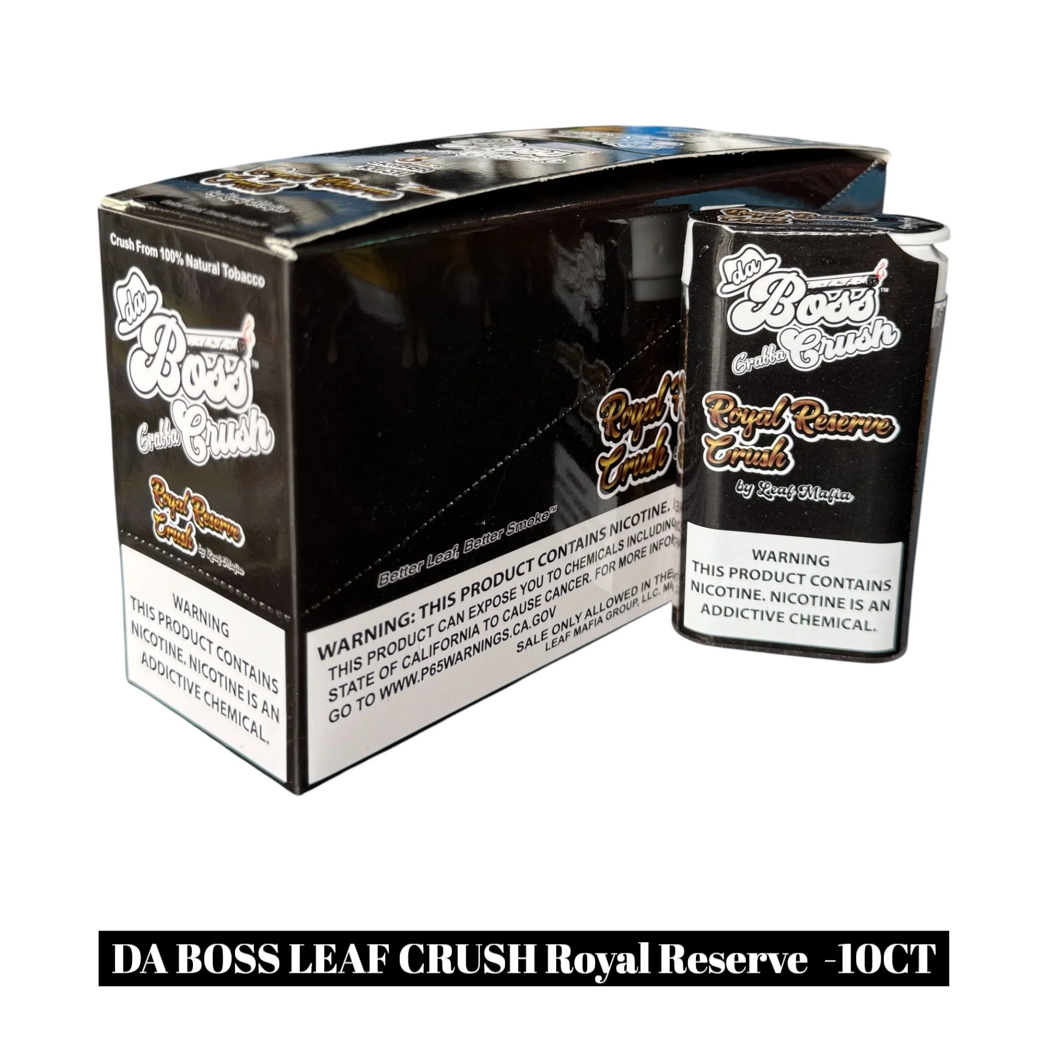 Da Boss Leaf CRUSH Pipe Tobacco -10ct - Image 6