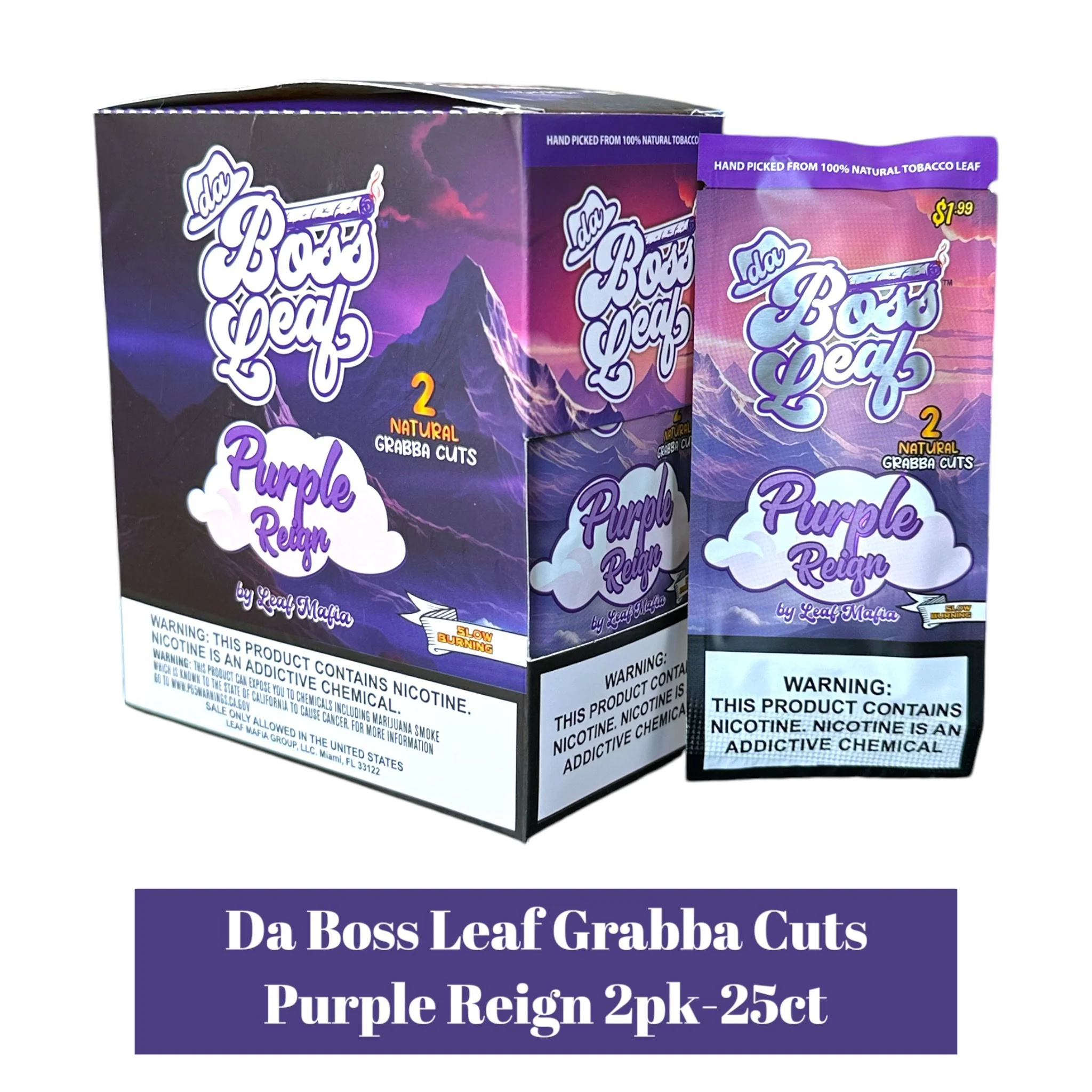 Da Boss Leaf Grabba Cuts 2pk- 25ct - Image 4