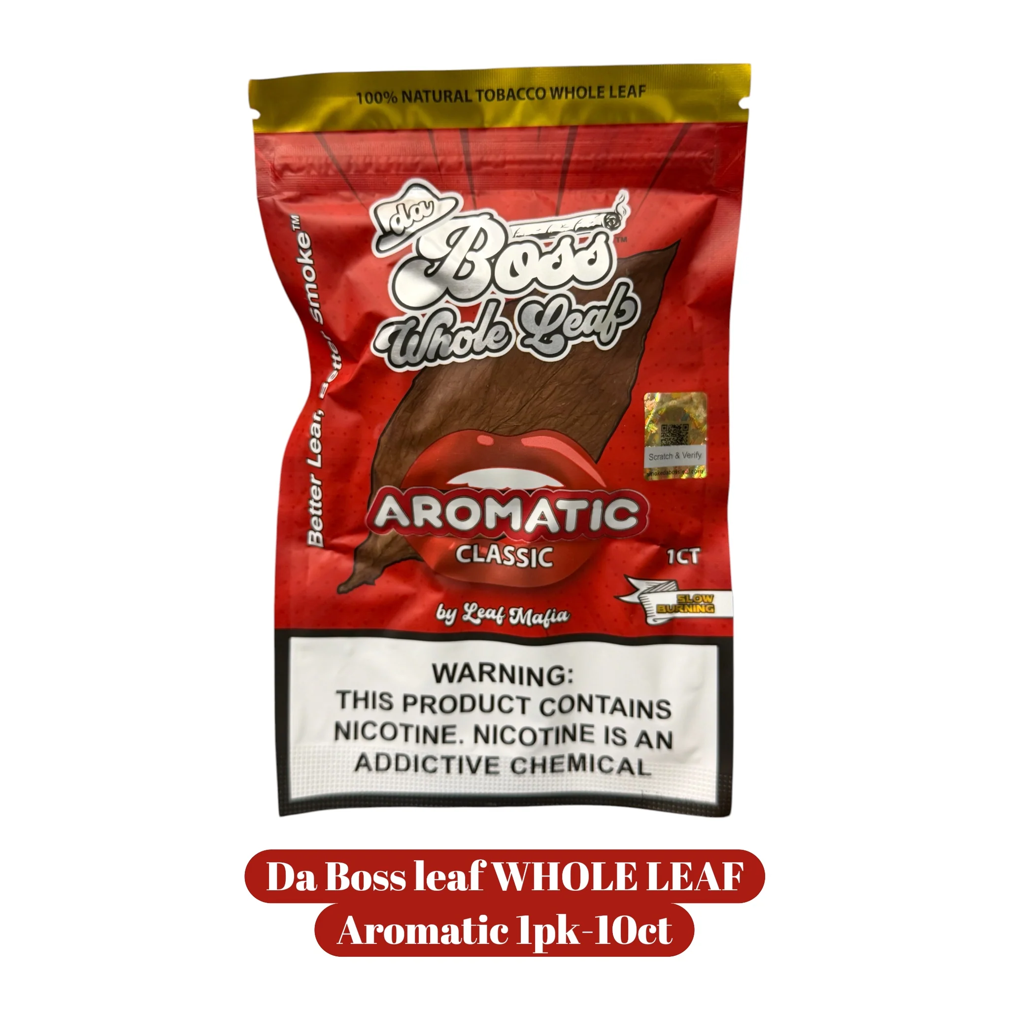 Da Boss Leaf WHOLE LEAF 1pk - 10ct - Image 4