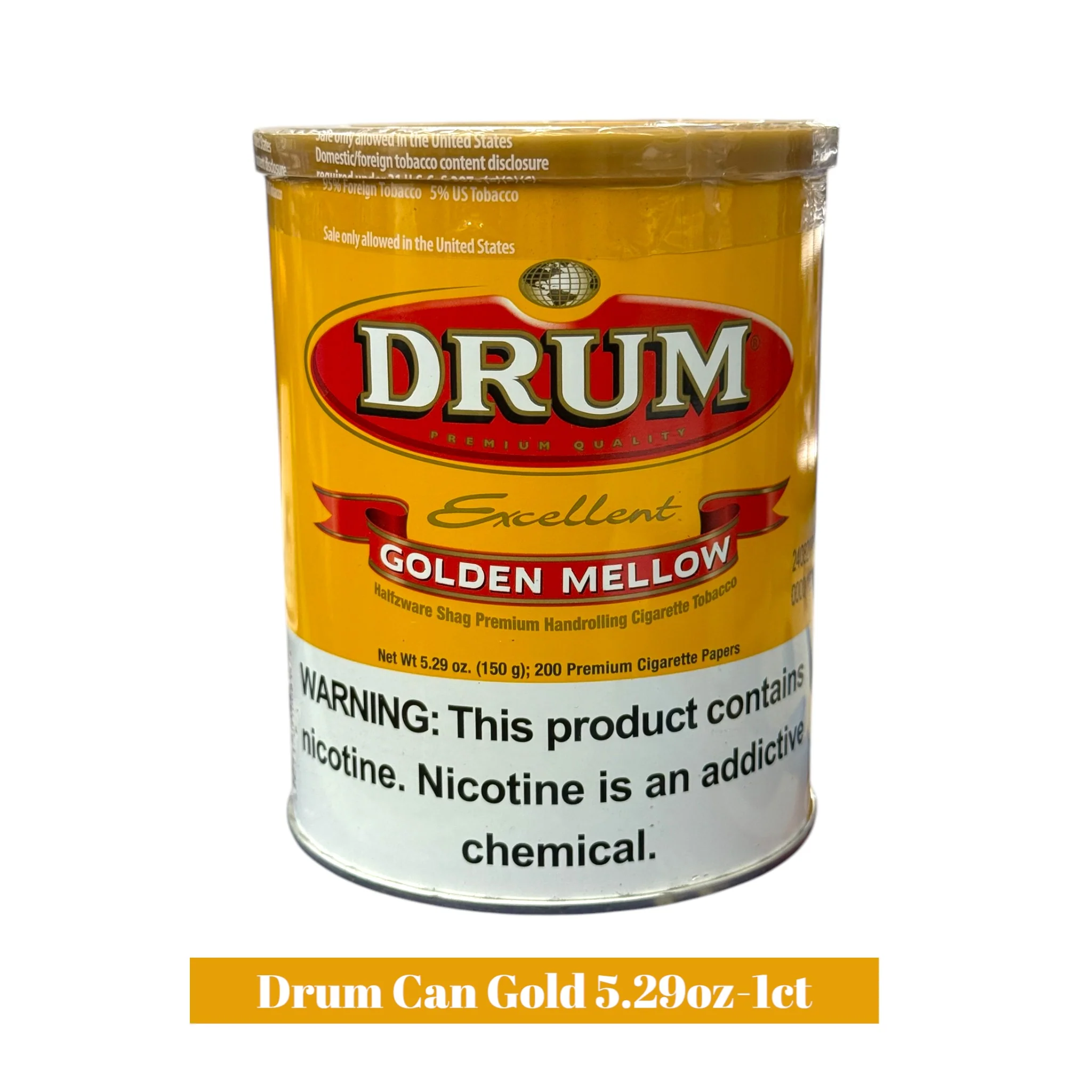 Drum Loose Tobacco 5.29oz Can- 1ct - Image 3