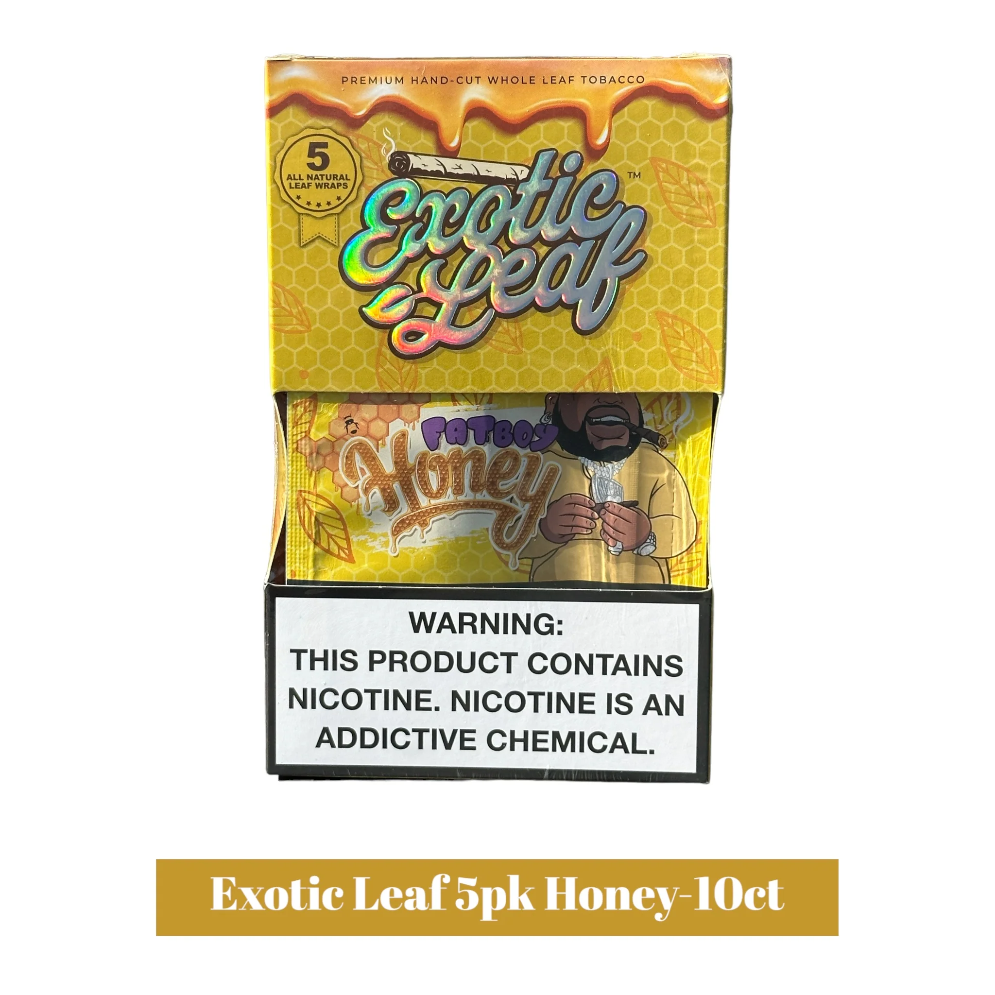 Exotic Leaf Blunt Wraps 5pk Display- 10ct - Image 3