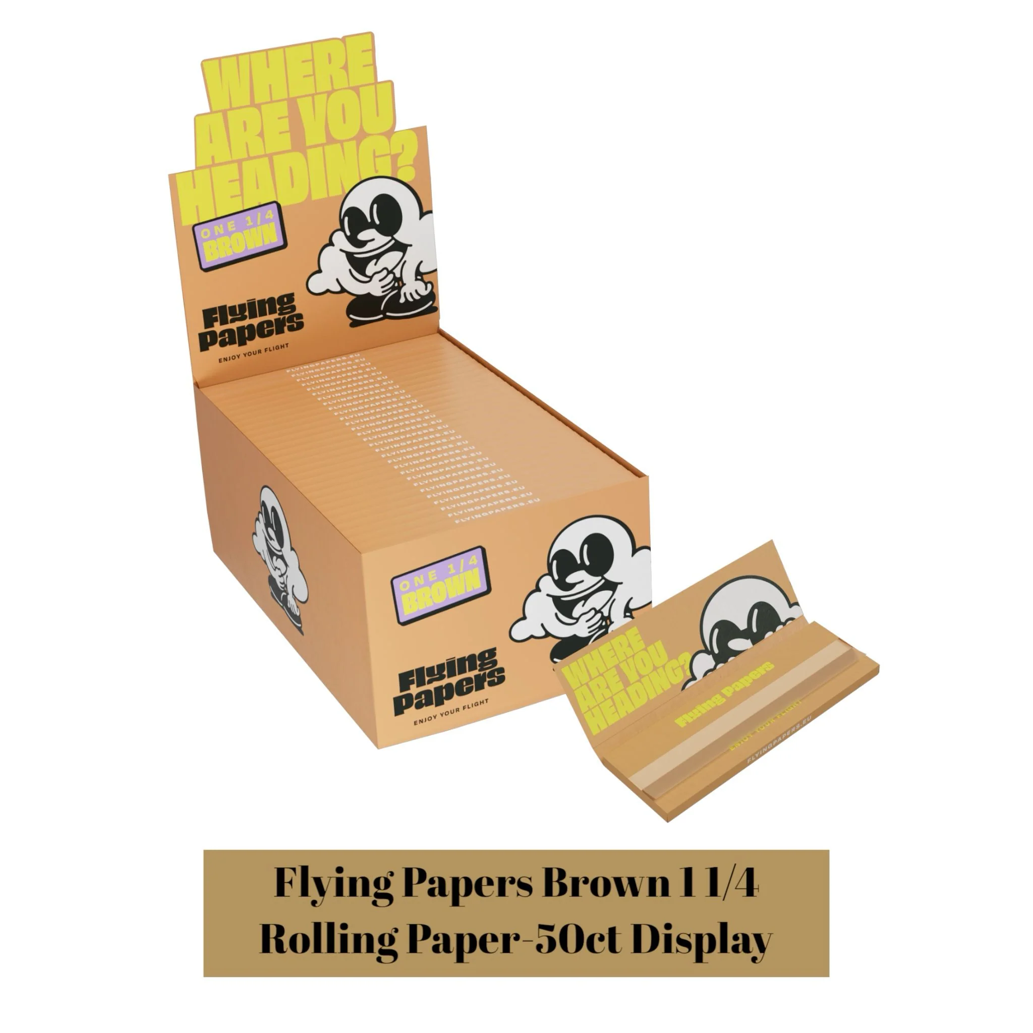 Flying Paper Rolling Papers 1 1/4-50ct - Image 3