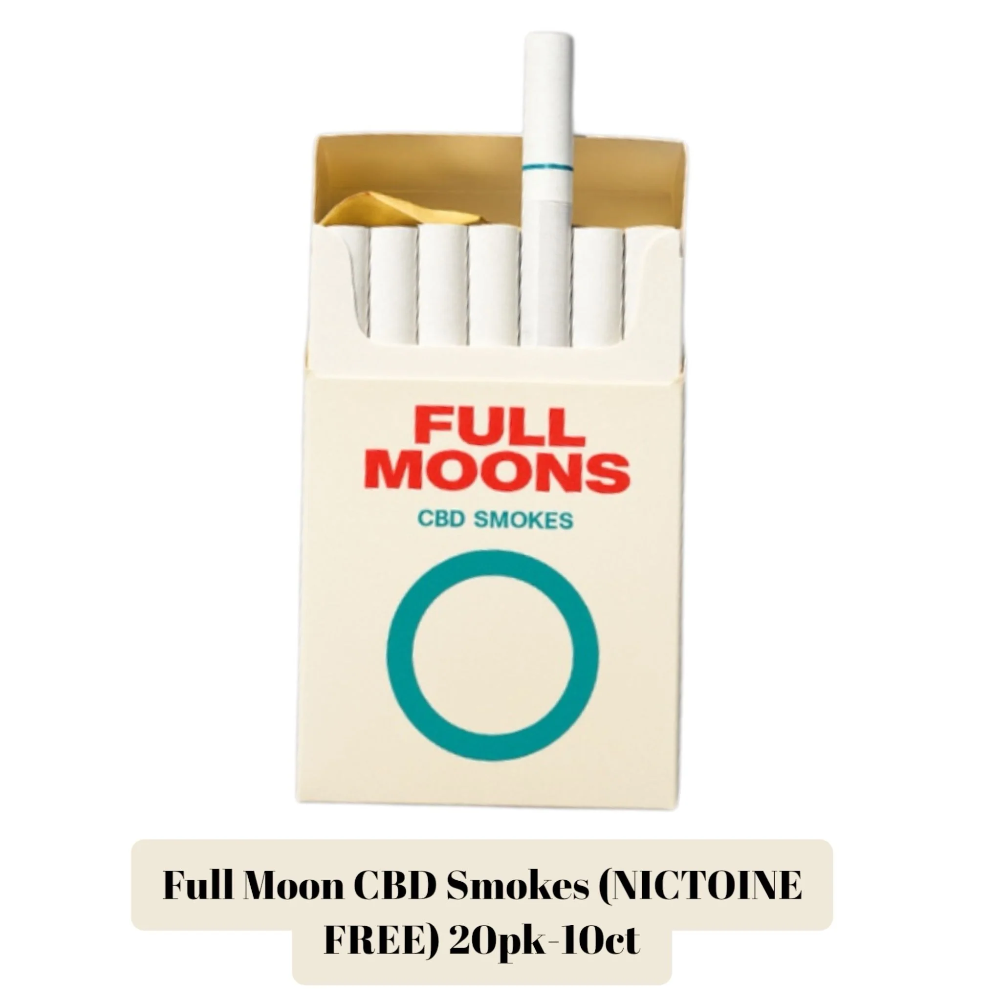 Full Moon CBD Smokes (NICOTINE FREE) 20pk-10ct - Image 2