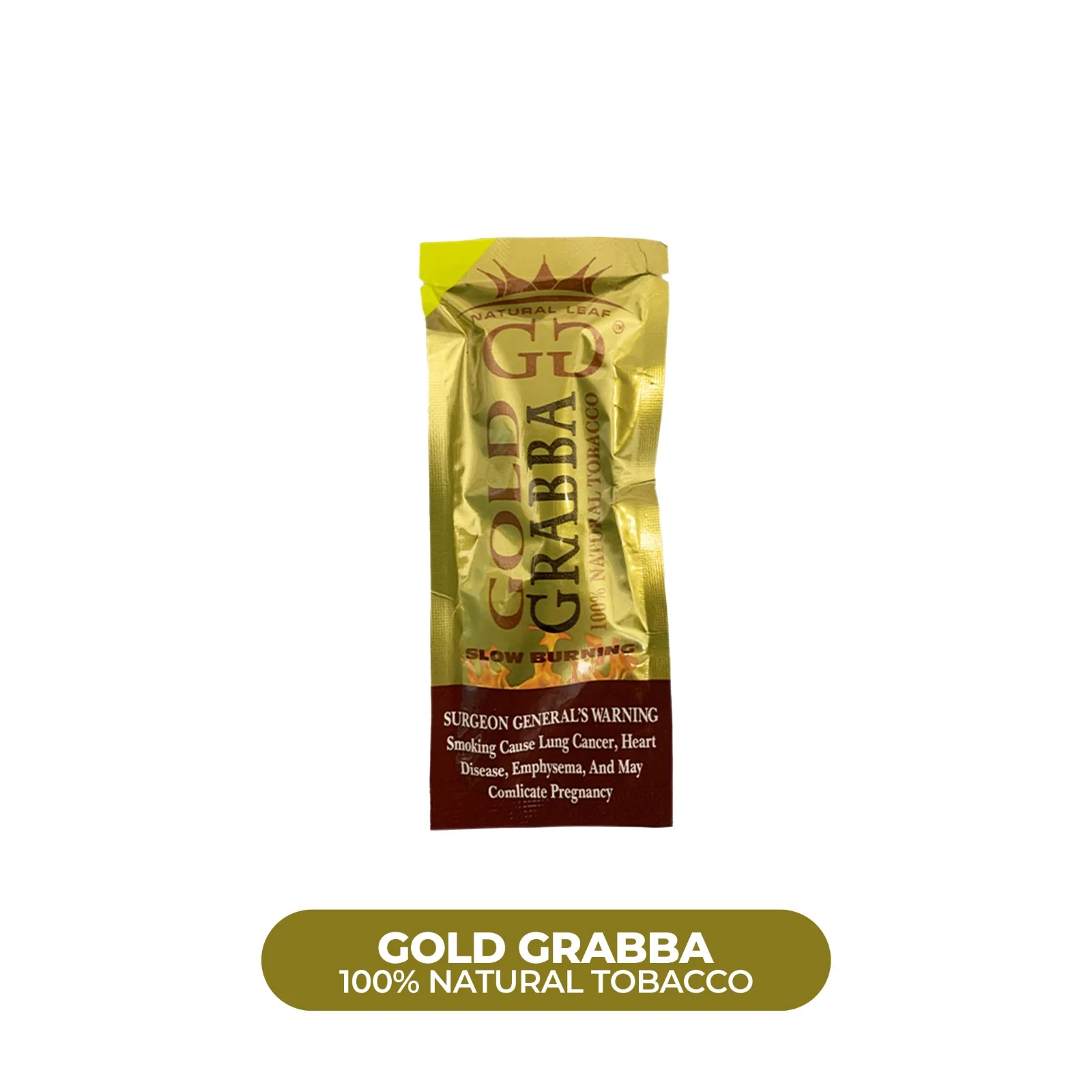 GG Gold Grabba Natural Leaf-25ct - Image 2