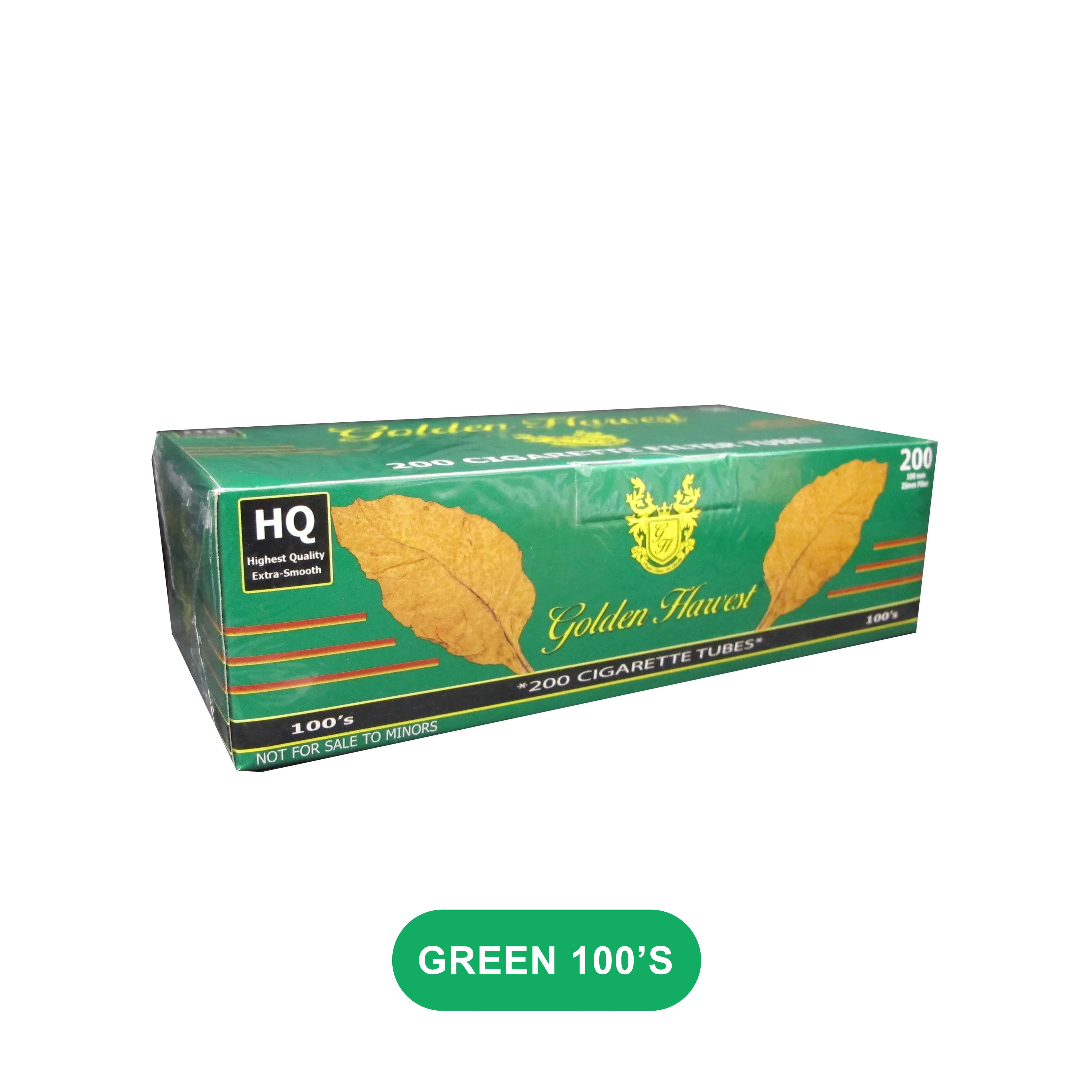 Golden Harvest Empty Cigarette 100's Tubes 200ct- 5pack - Image 3