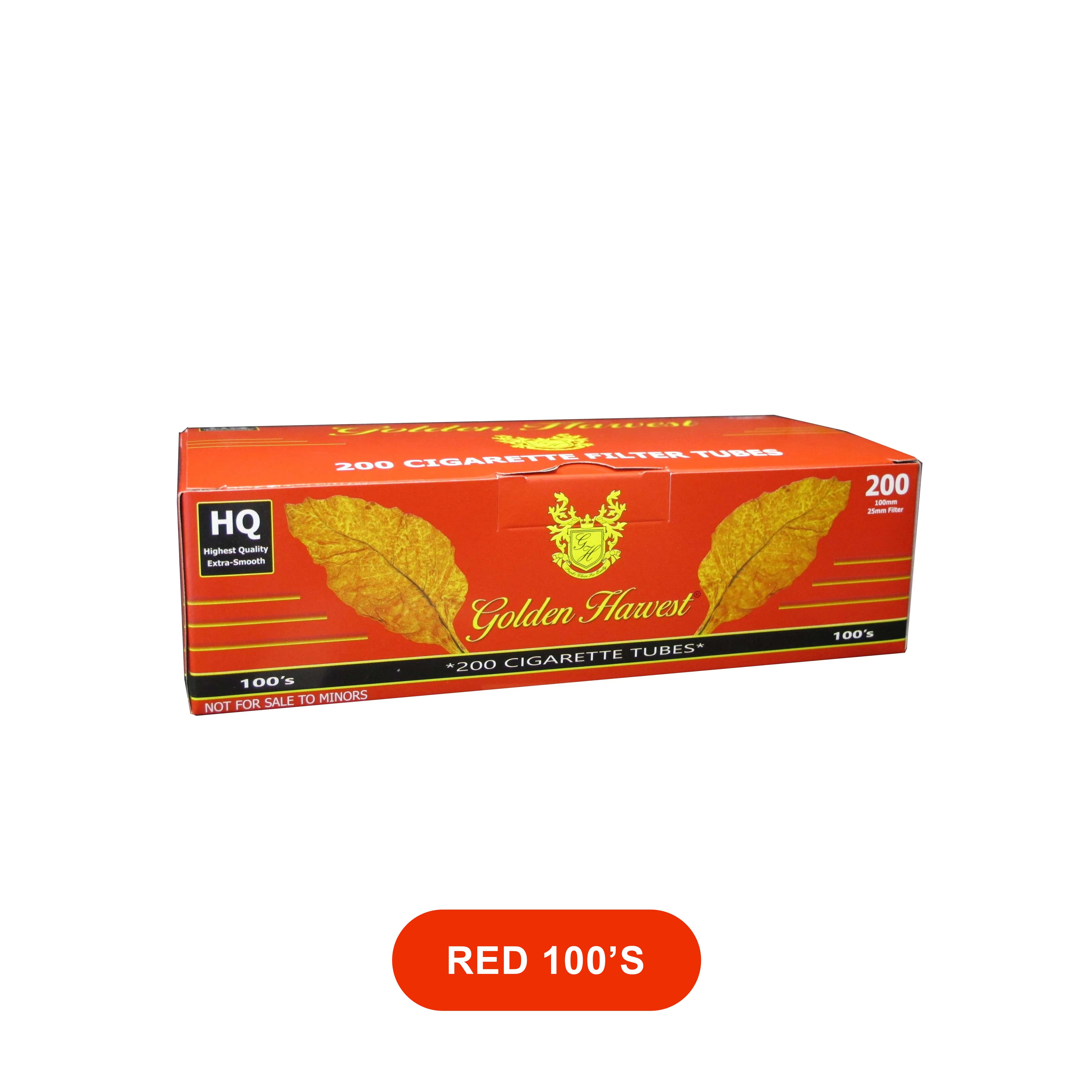 Golden Harvest Empty Cigarette 100's Tubes 200ct- 5pack - Image 4
