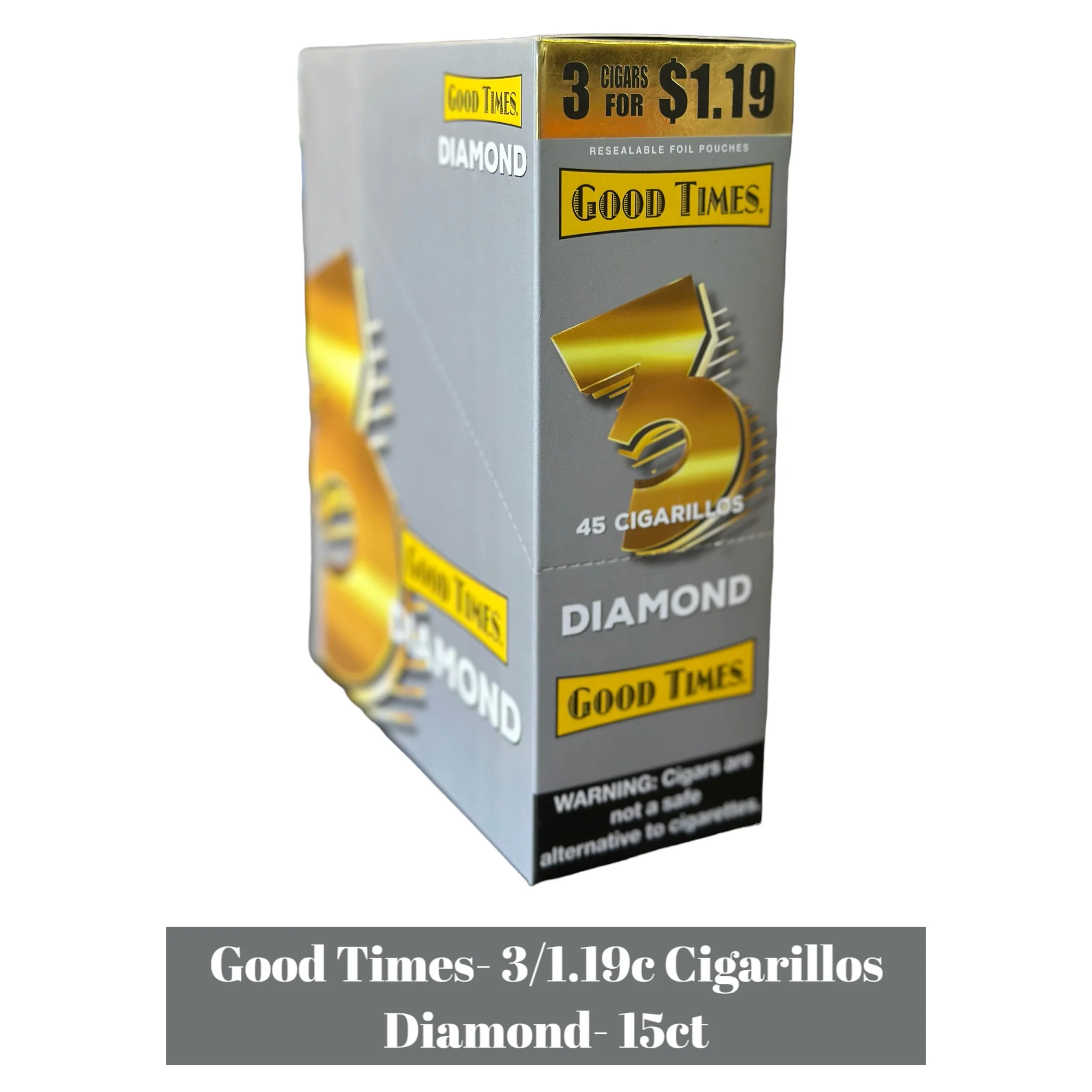 Good Times 3/1.19 Cigarillos Pouch- 15ct - Image 3