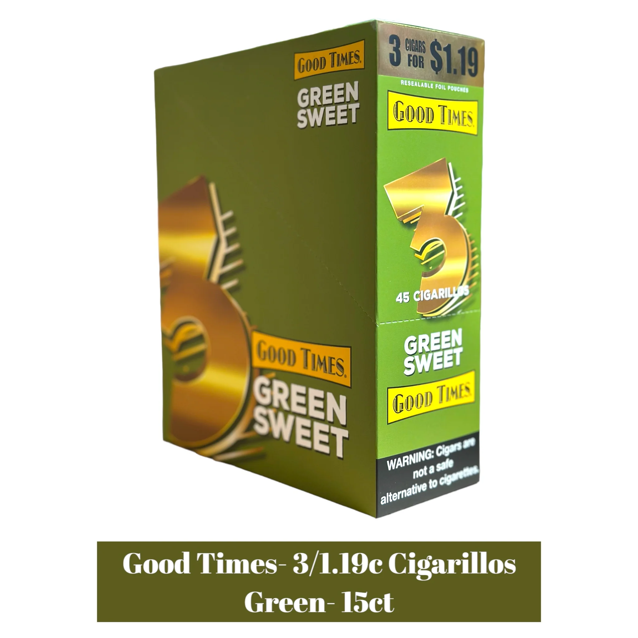 Good Times 3/1.19 Cigarillos Pouch- 15ct - Image 4