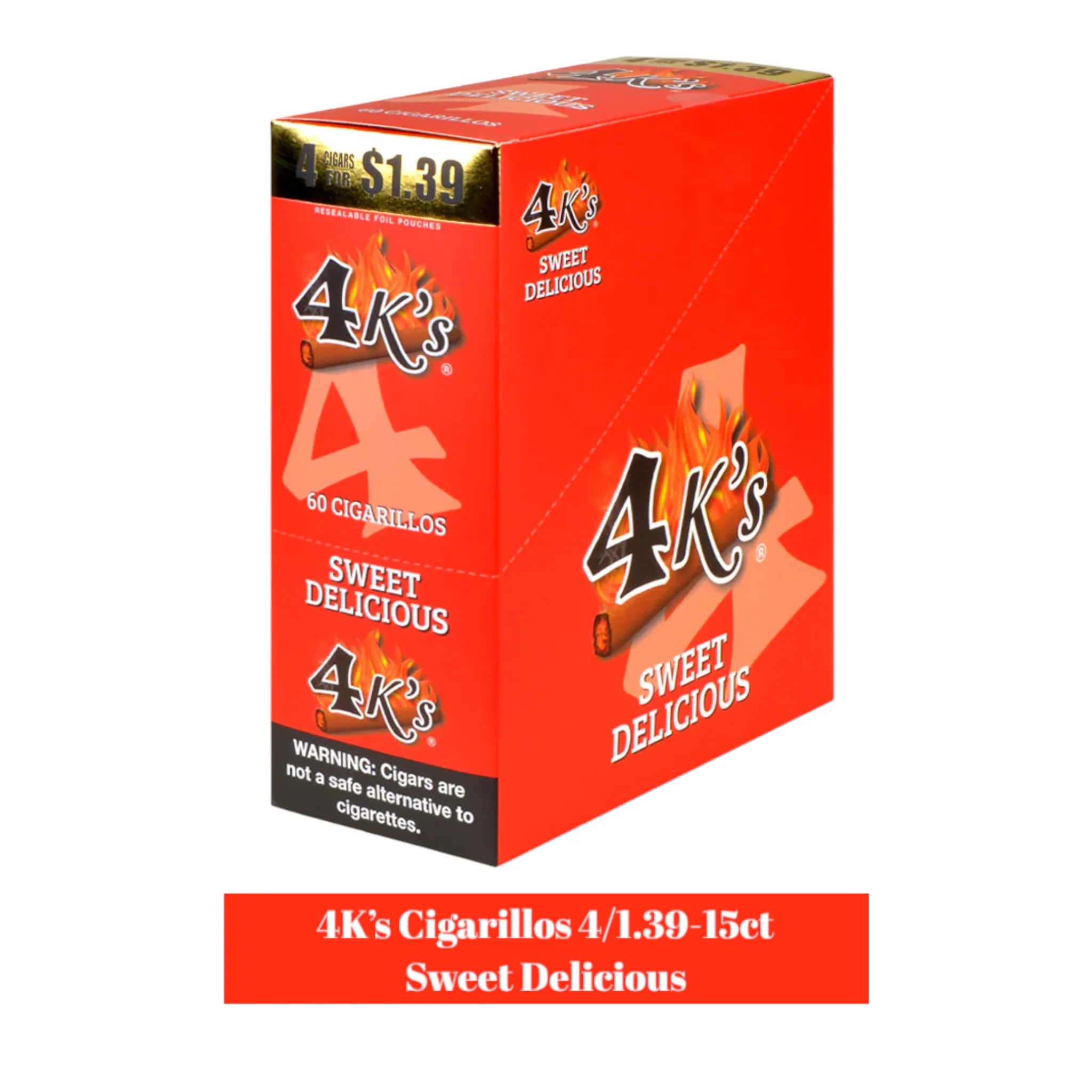 Good Times 4K's Cigarillos 4pk for 1.39- 15ct - Image 11