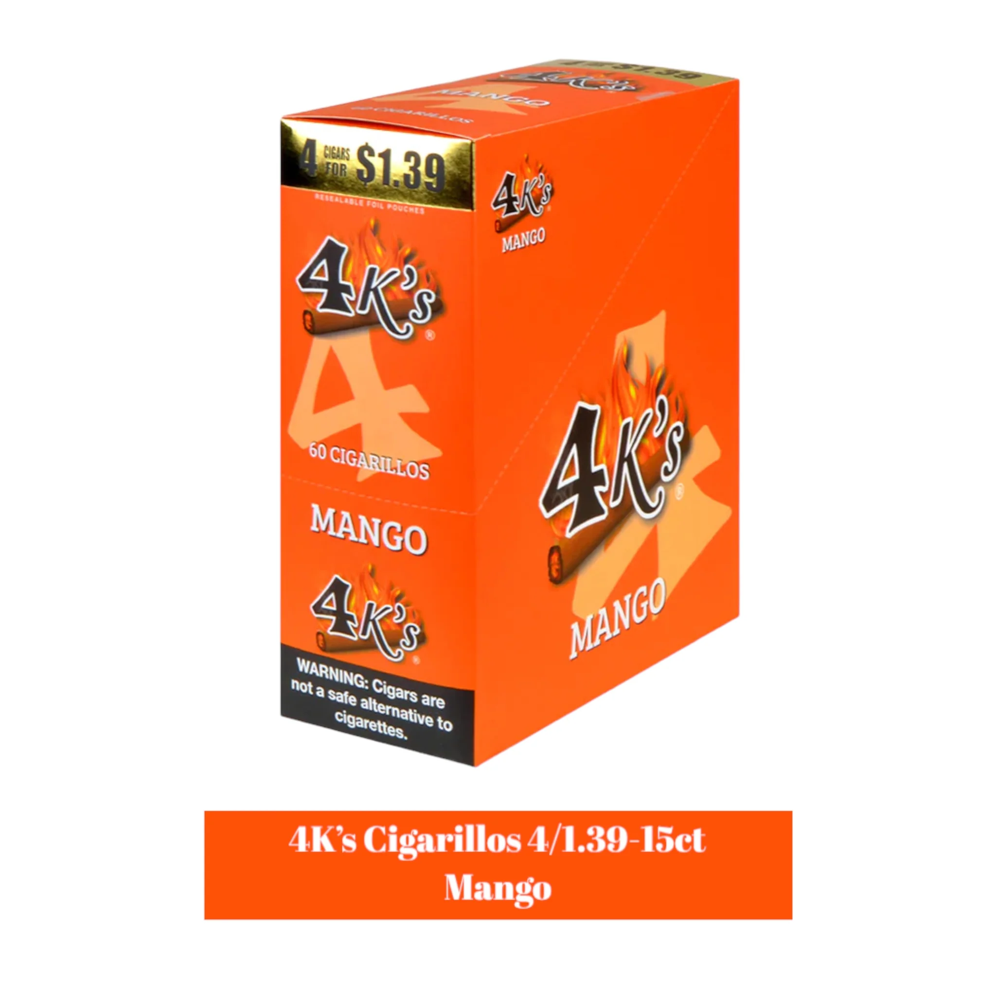 Good Times 4K's Cigarillos 4pk for 1.39- 15ct - Image 13