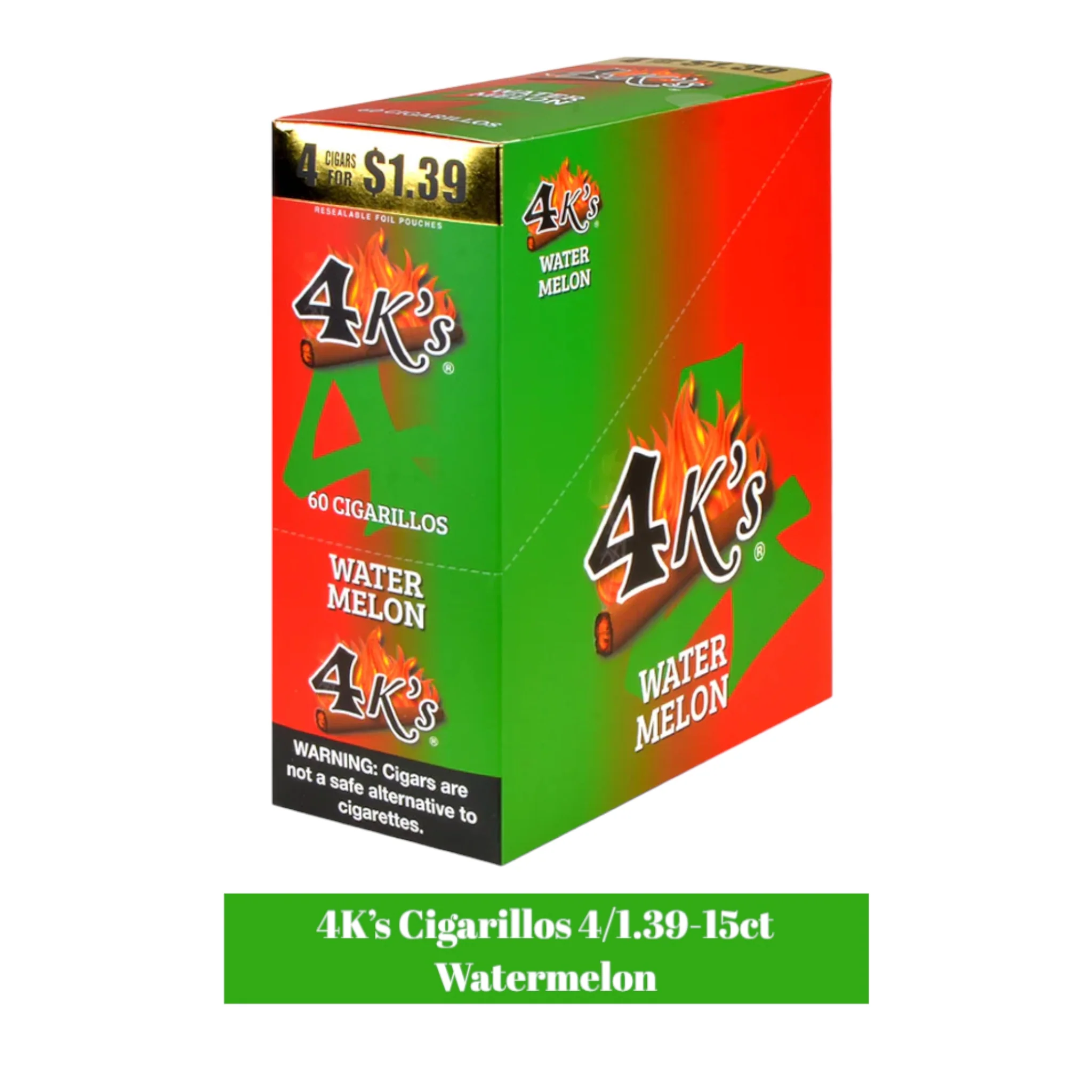 Good Times 4K's Cigarillos 4pk for 1.39- 15ct - Image 3